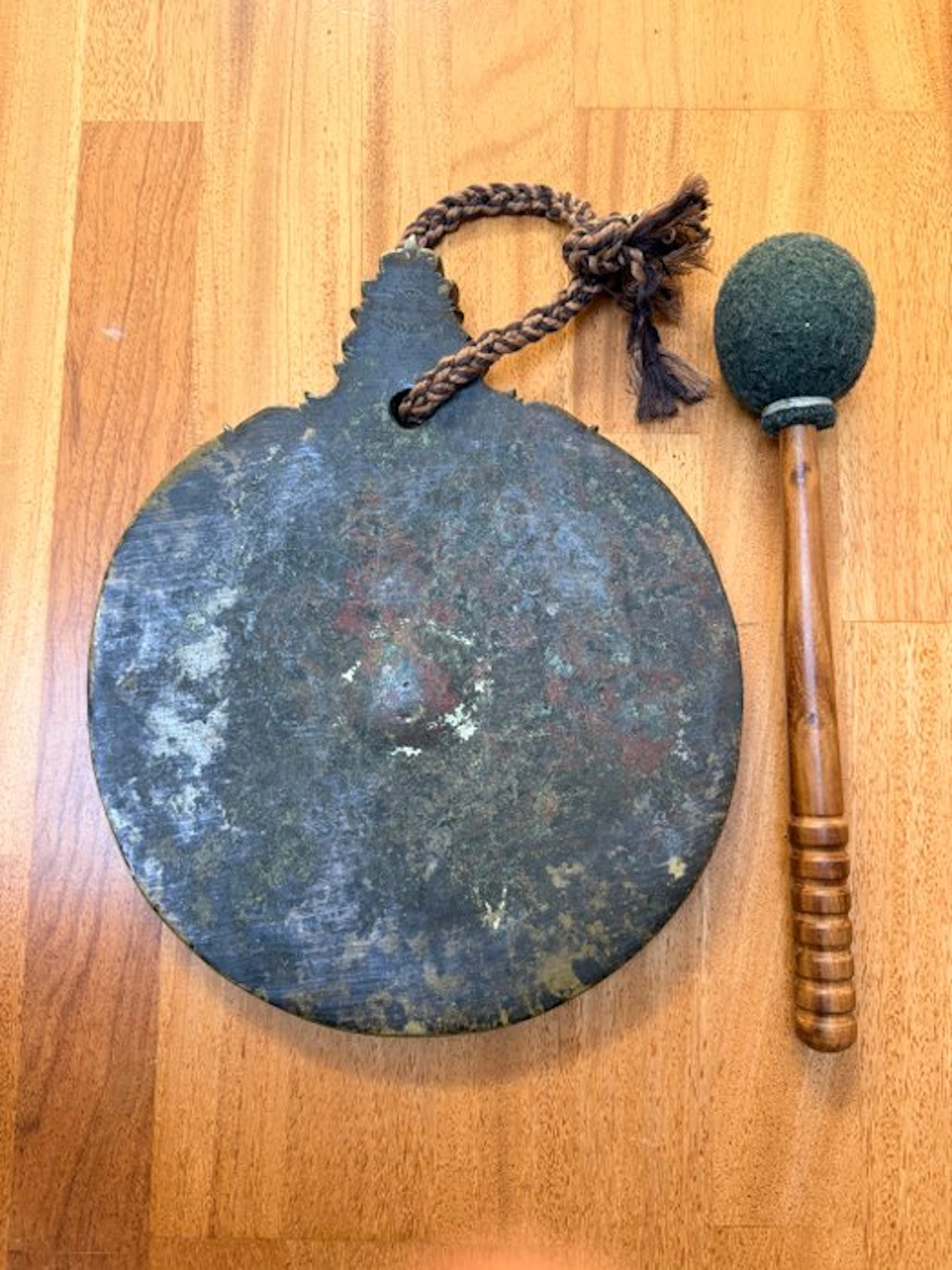 Burmese Cast Bronze Nipple Gong - Musical bell - Myanmar/Burma - 1931