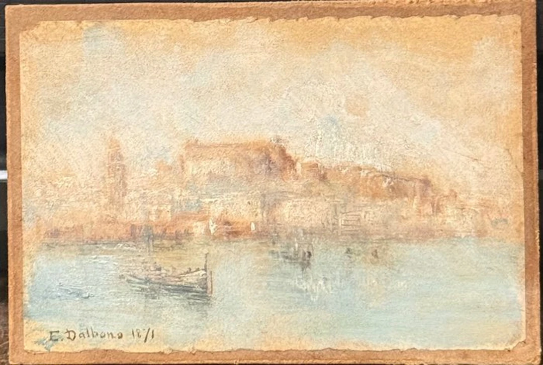 Eduardo Dalbono (1841-1915) - Marina di Gaeta