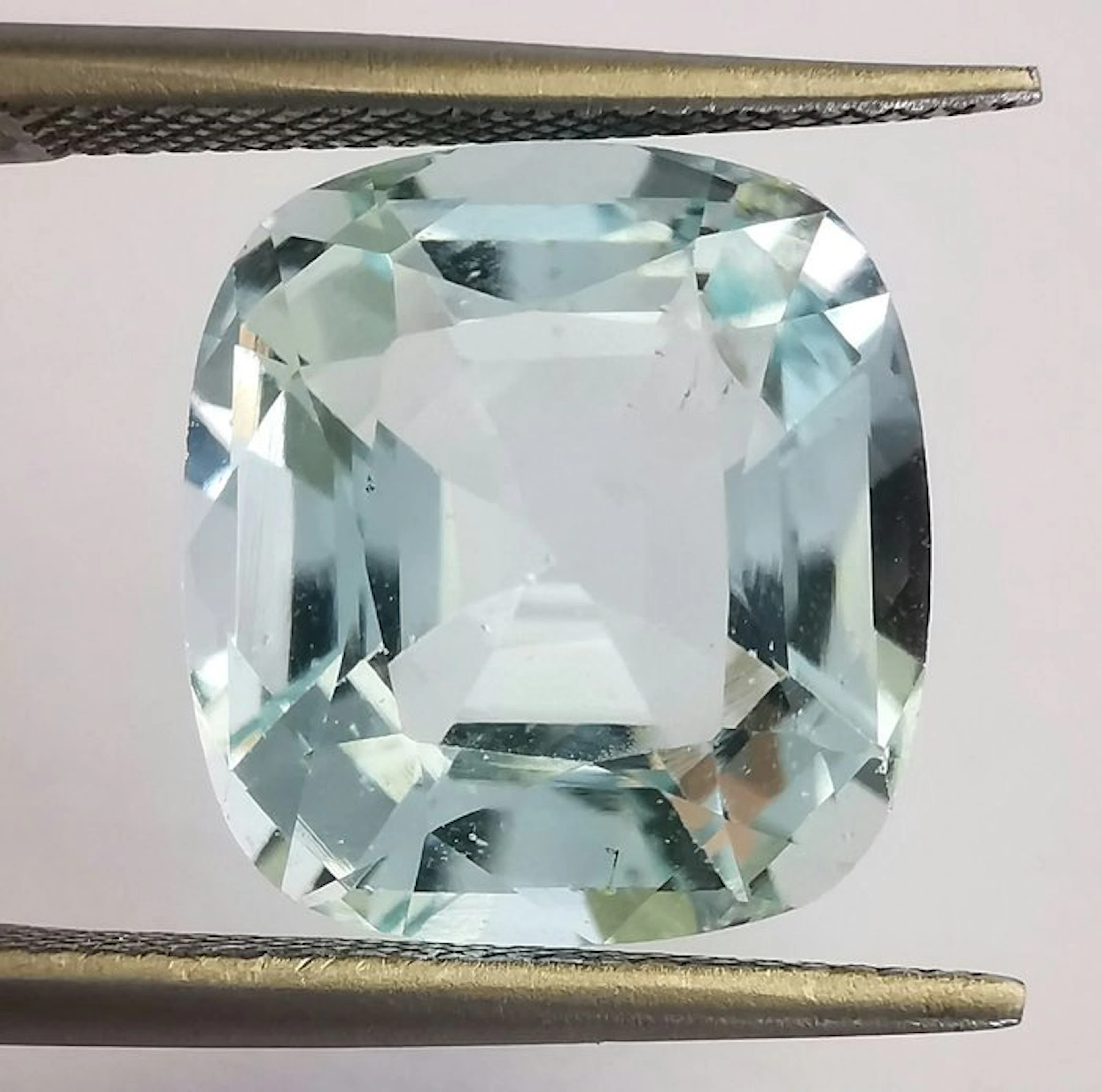 No reserve price - 1 pcs Aquamarine - 7.39 ct - Antwerp...