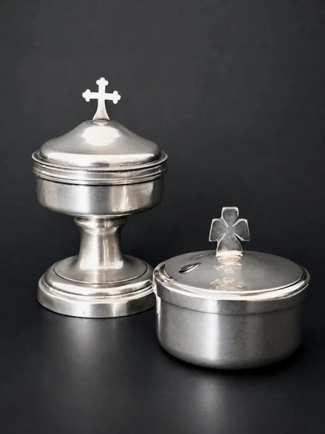 Christian objects (2) - Silver - 1910-1920 - Liturgical pyx