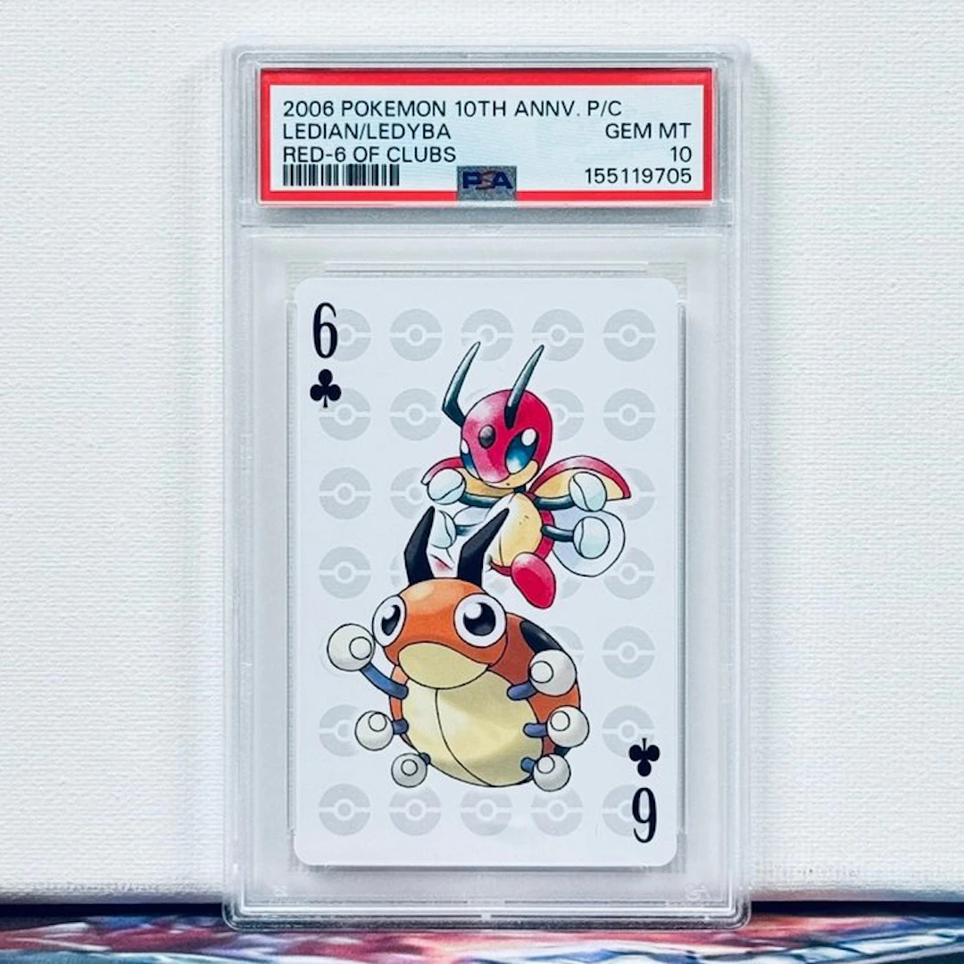 Pokémon Graded card - LEDIAN/LEDYBA 2006 POKEMON 10TH ANNV