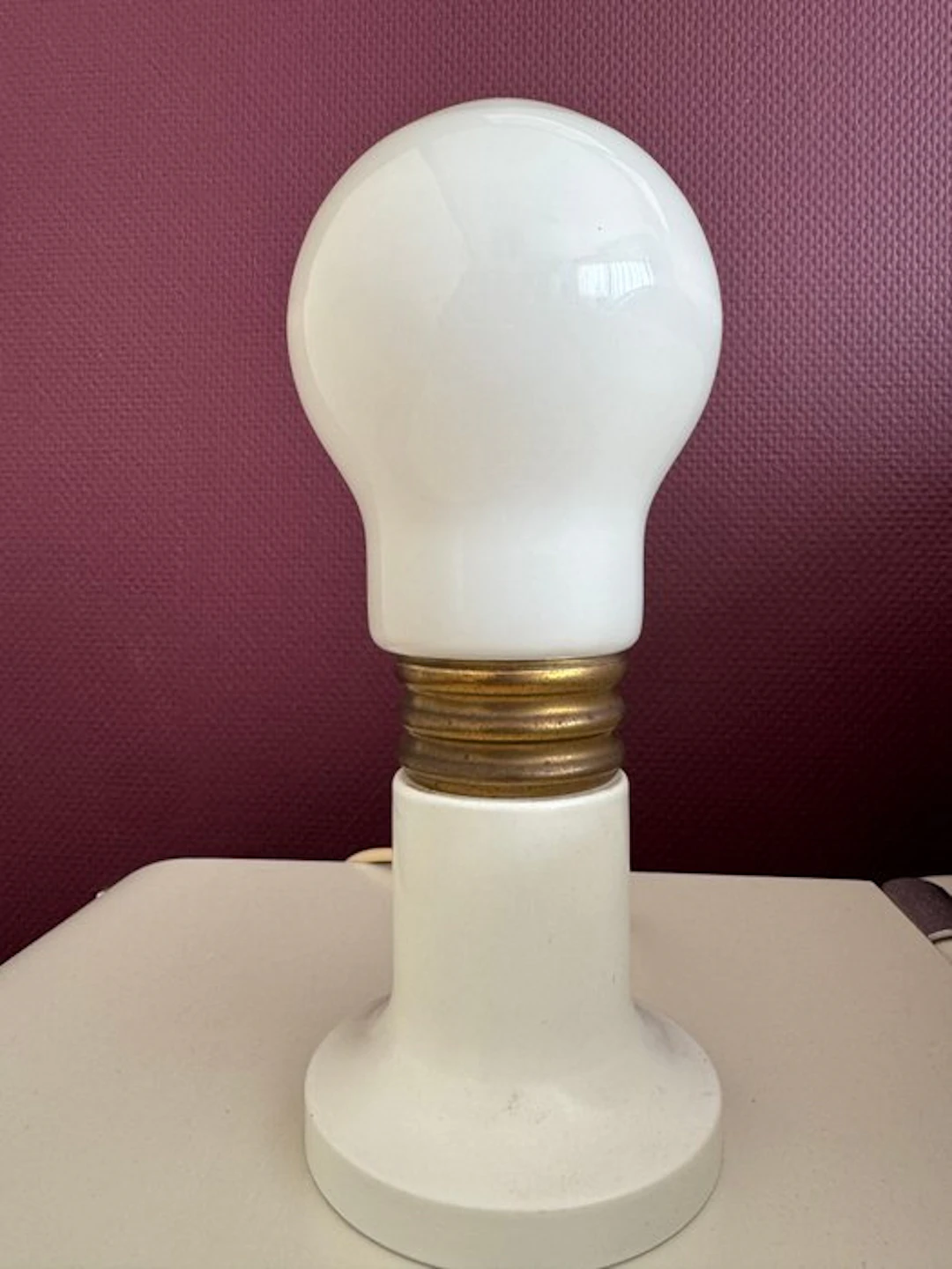 Table lamp - Aluminium, Glass - Vintage Bulb table lamp