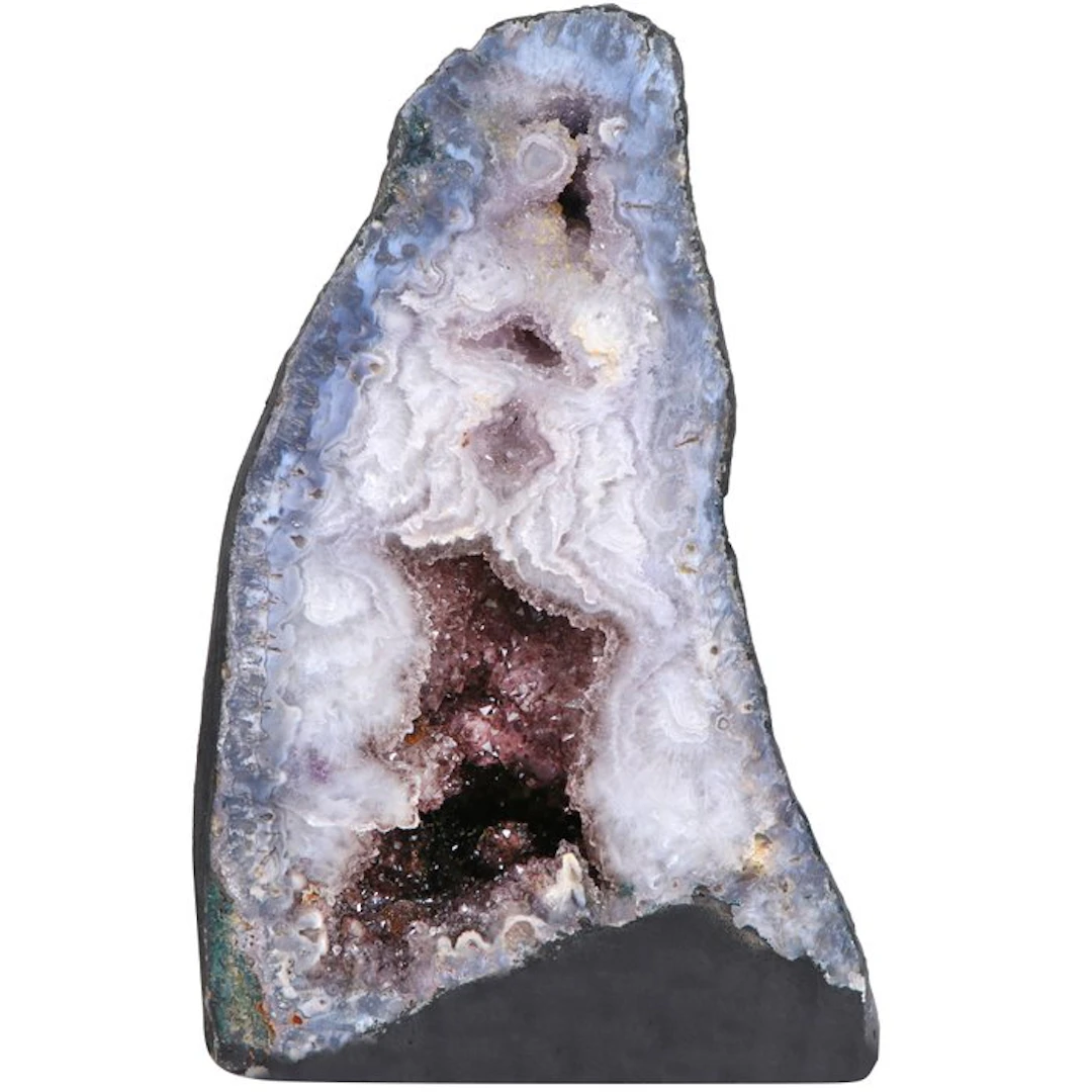 Amethyst & Agate - Geode - 42x27x14 cm- 18.5 kg