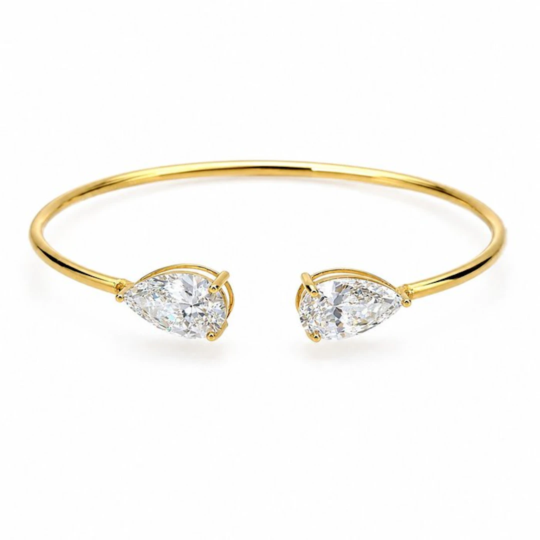 Bracelet - 14 kt. Yellow gold - 5.03ct. tw. Diamond (Lab-grown)