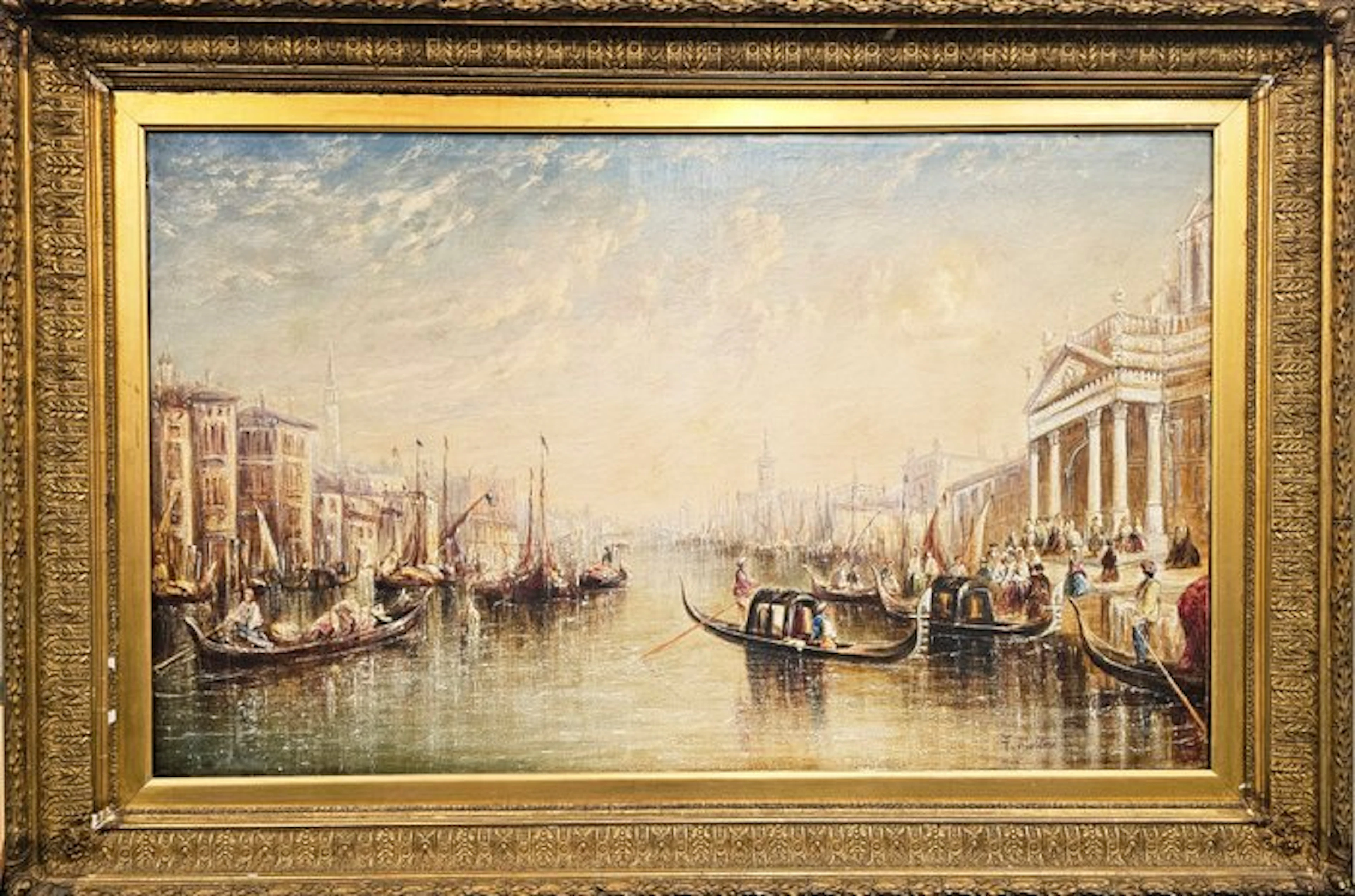 Francis Moltino (1818-1874) - Il Canale Grande di Venezia