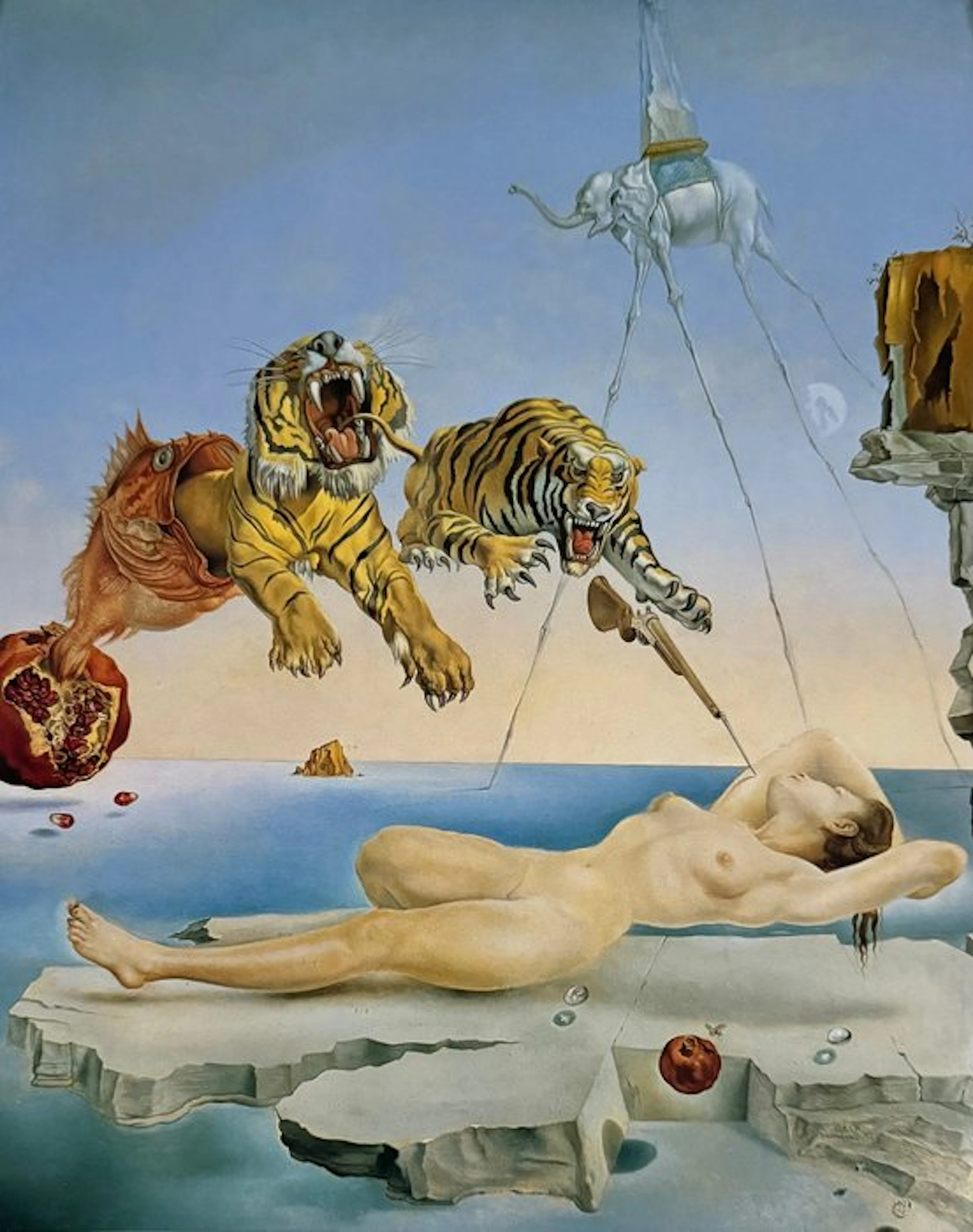 Salvador Dalí (after) - “Dream Caused by the Flight of a...