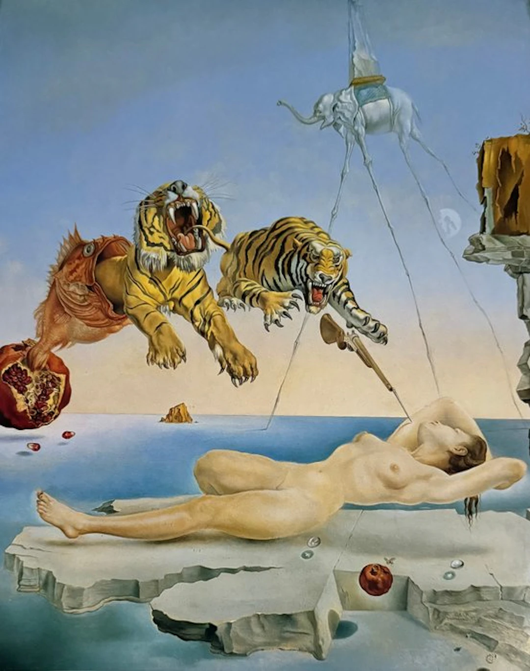 Salvador Dalí (after) - “Dream Caused by the Flight of a...