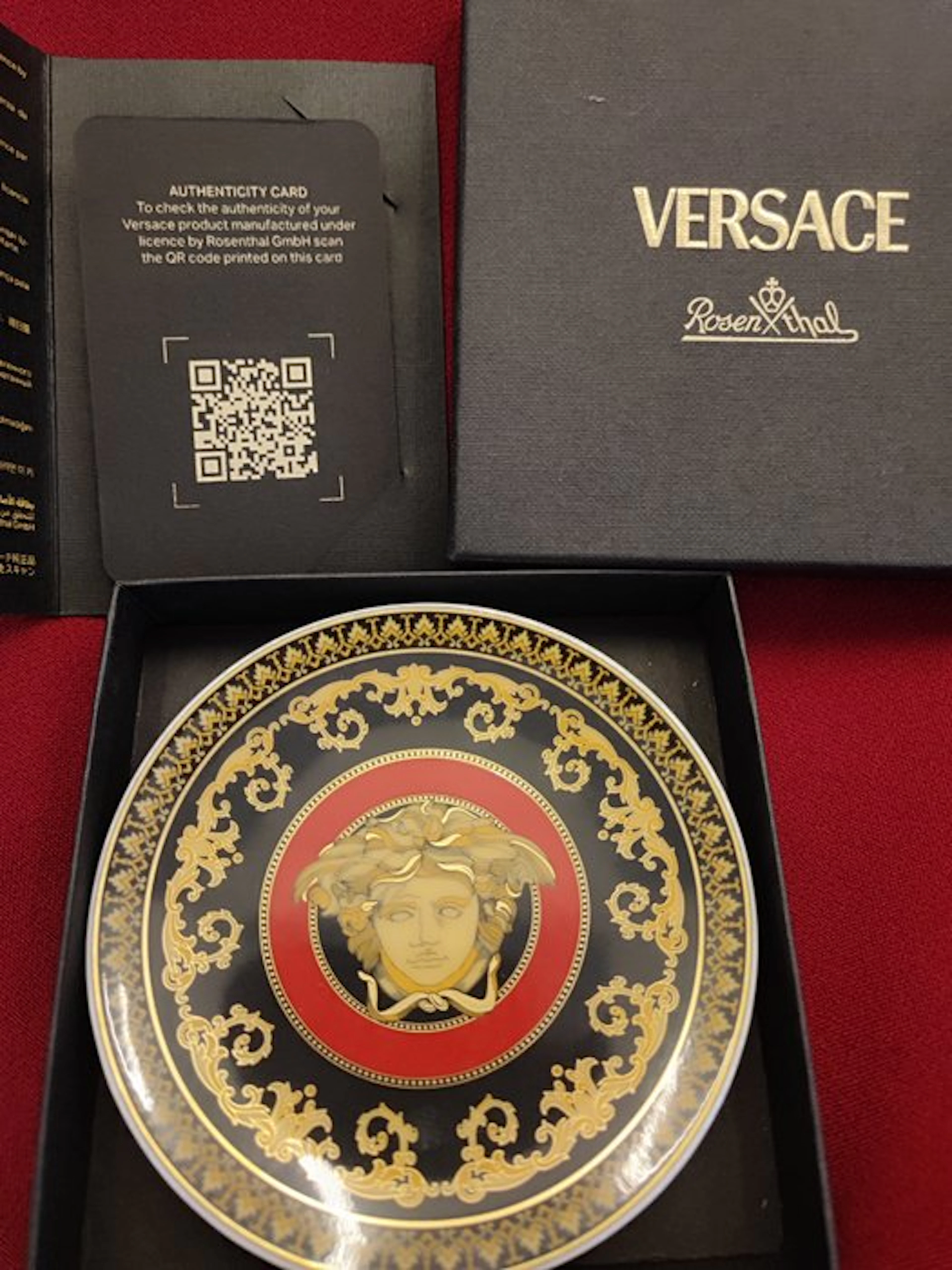 Versace by Rosenthal - Collezione Medusa Red - Saucer...