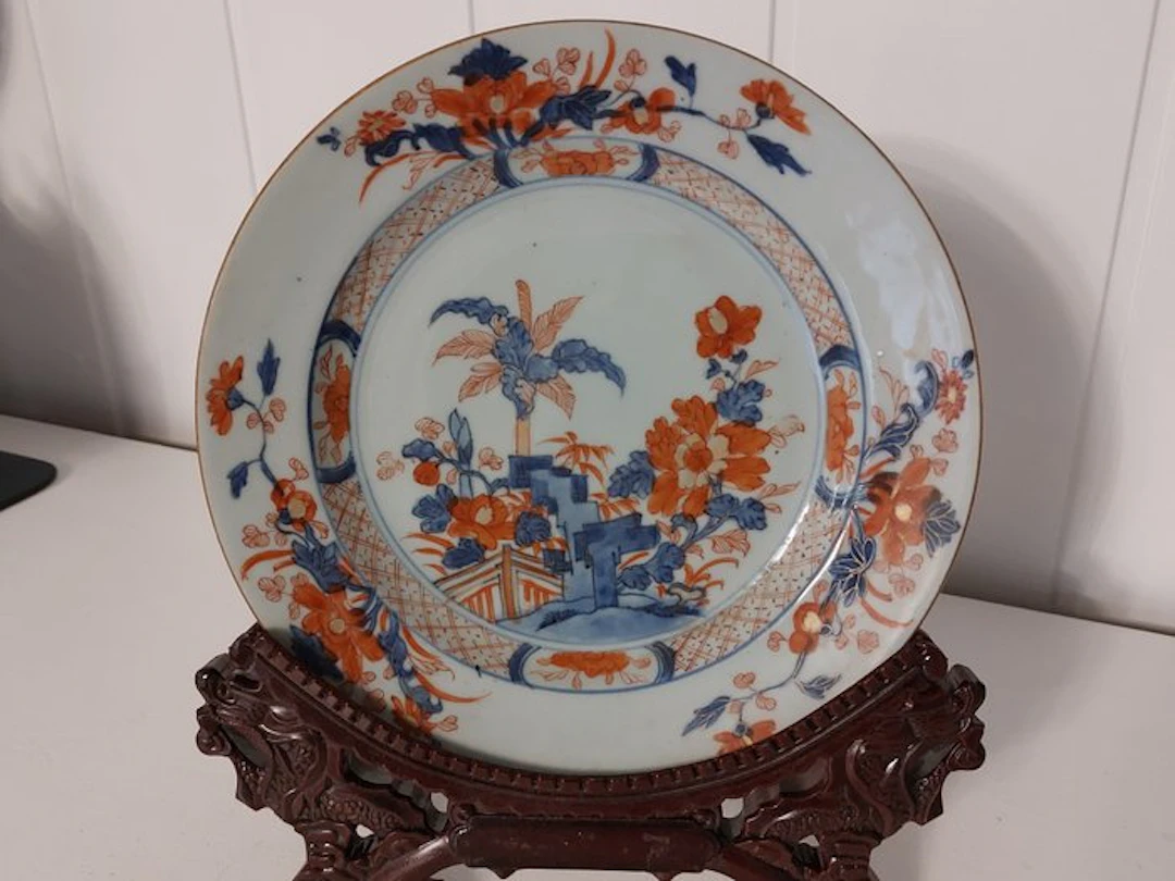 Plate - Porcelain - IMARI KANGXI 1622 1750