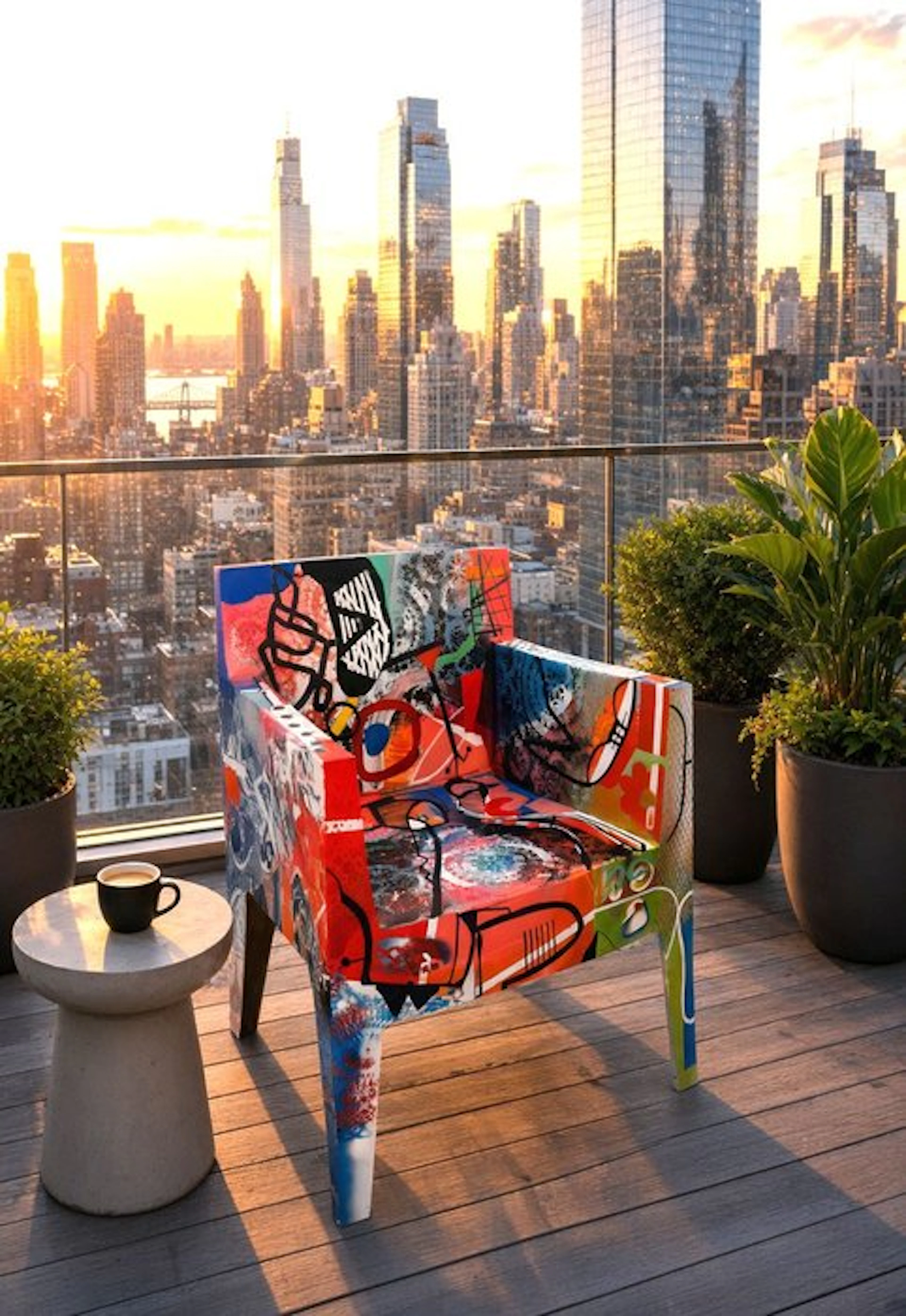Driade - Philippe Starck - Armchair - Art object by Jack Soro - mixed media