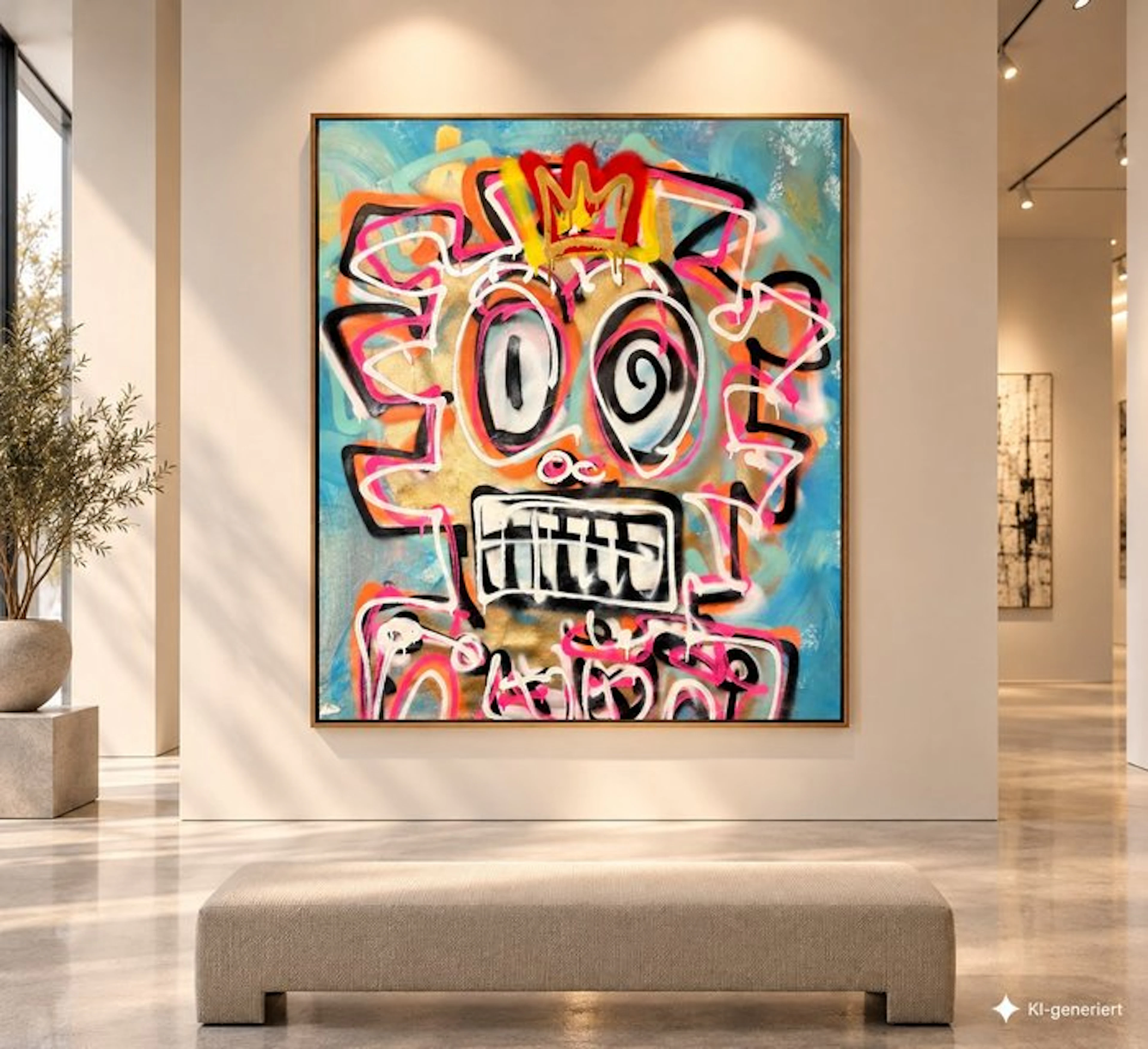 Timo Wedell - Creative Royalty Unleashed - XL- Basquiat Style
