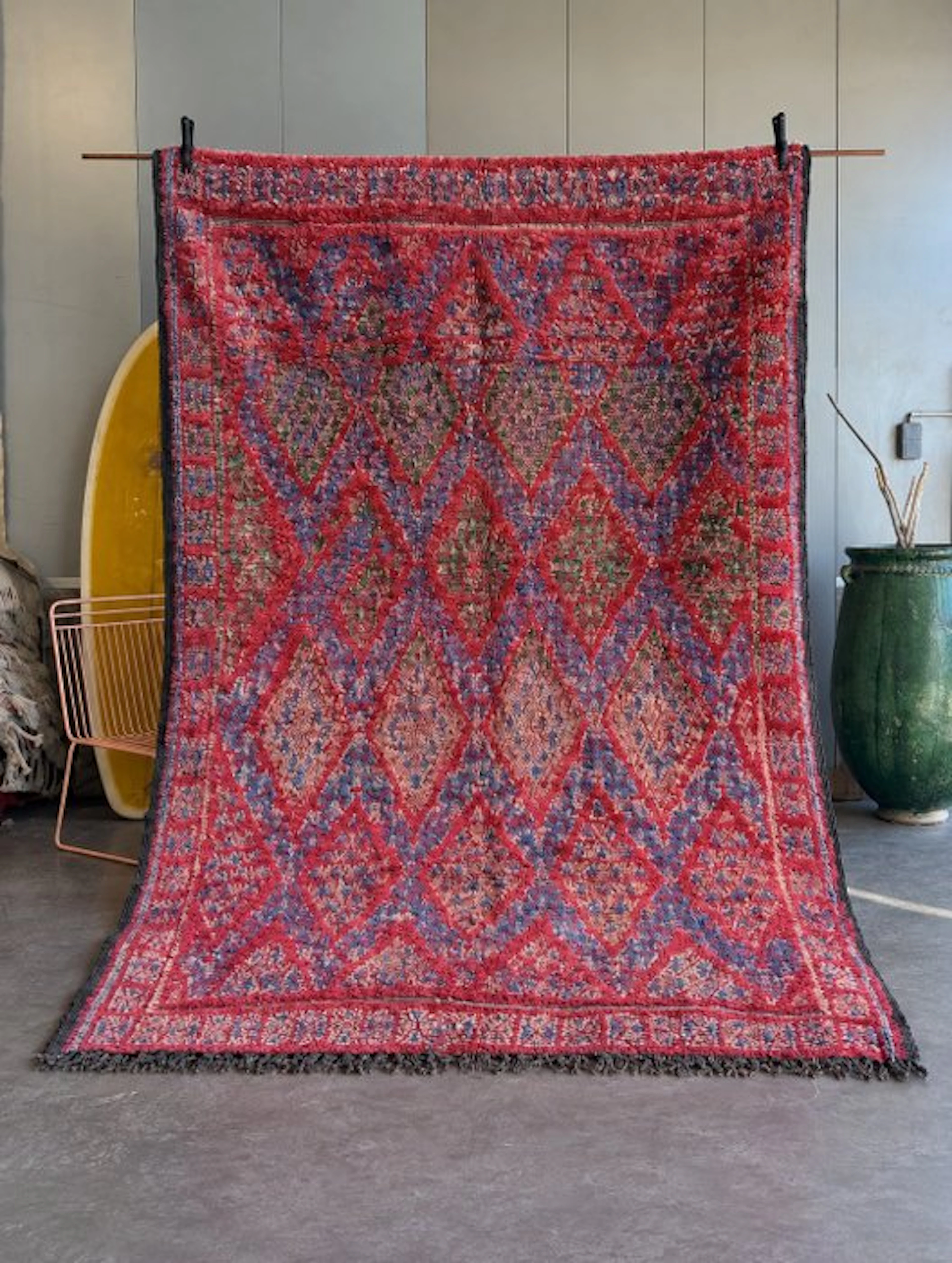 Vintage Moroccan Boujad Rug - Rug - 255 cm - 180 cm