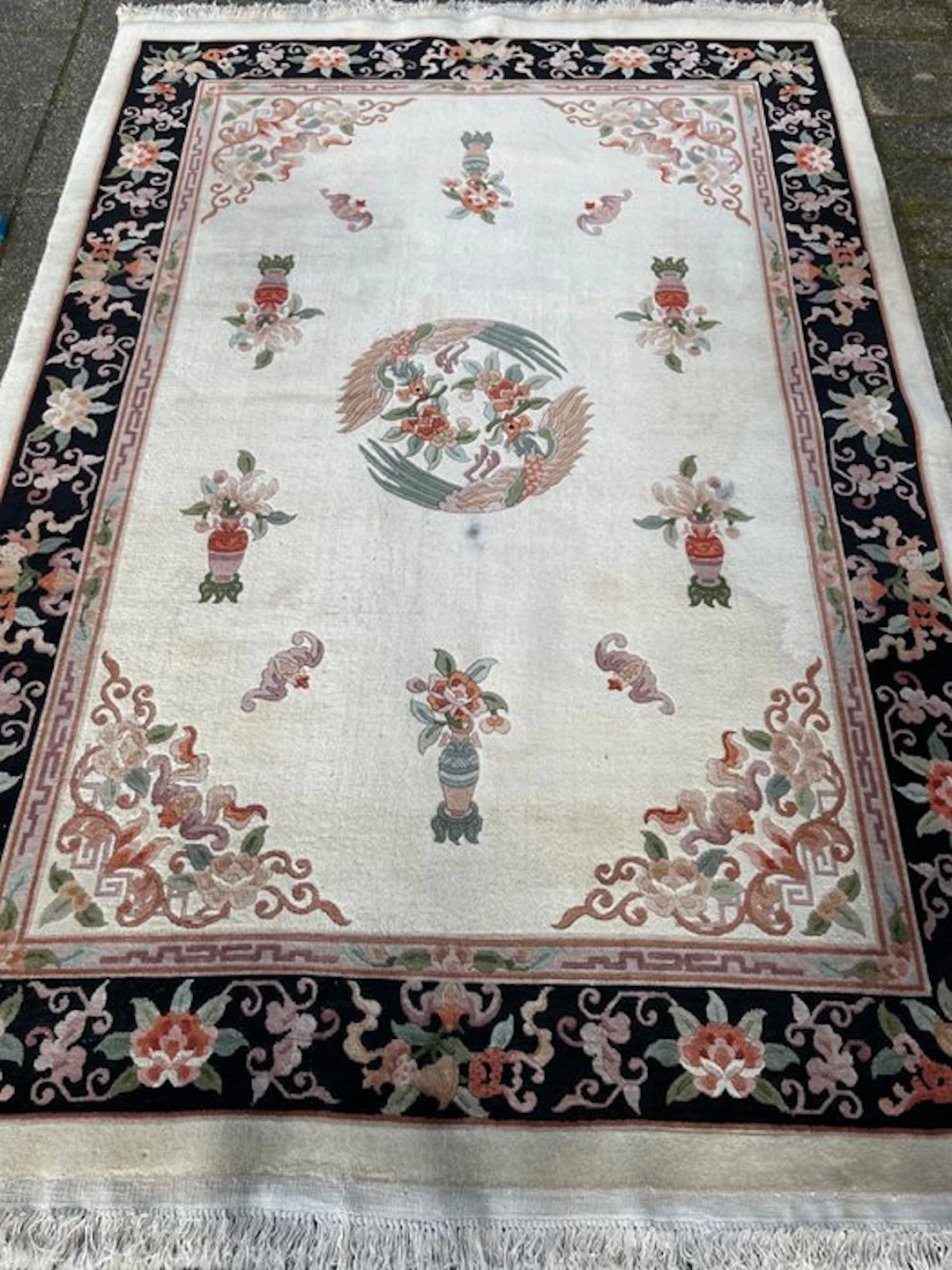 China Aubusson - no reserve price - cleaned...