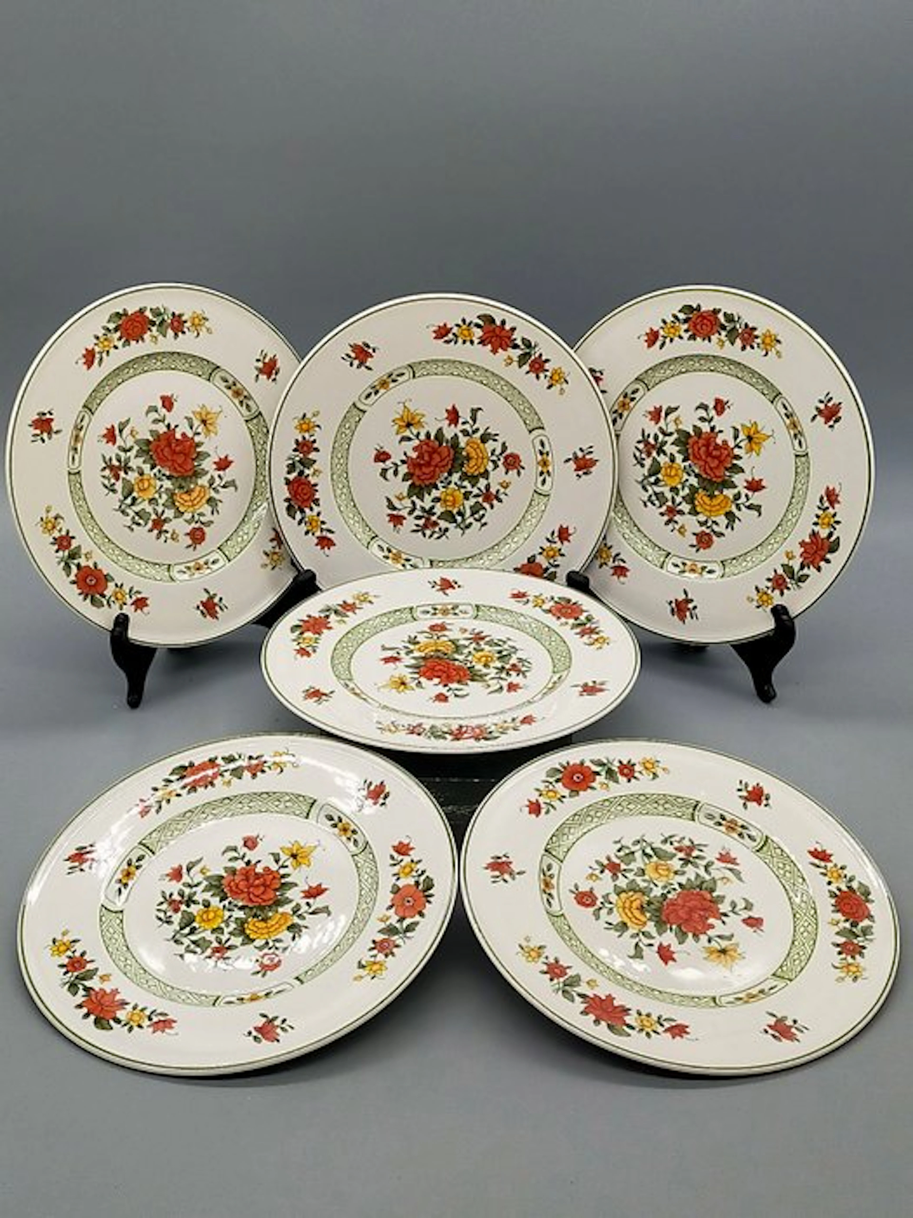Dinner set - Villeroy & Boch Summerday – 6 Teller Vitro-Porzellan - Porcelain