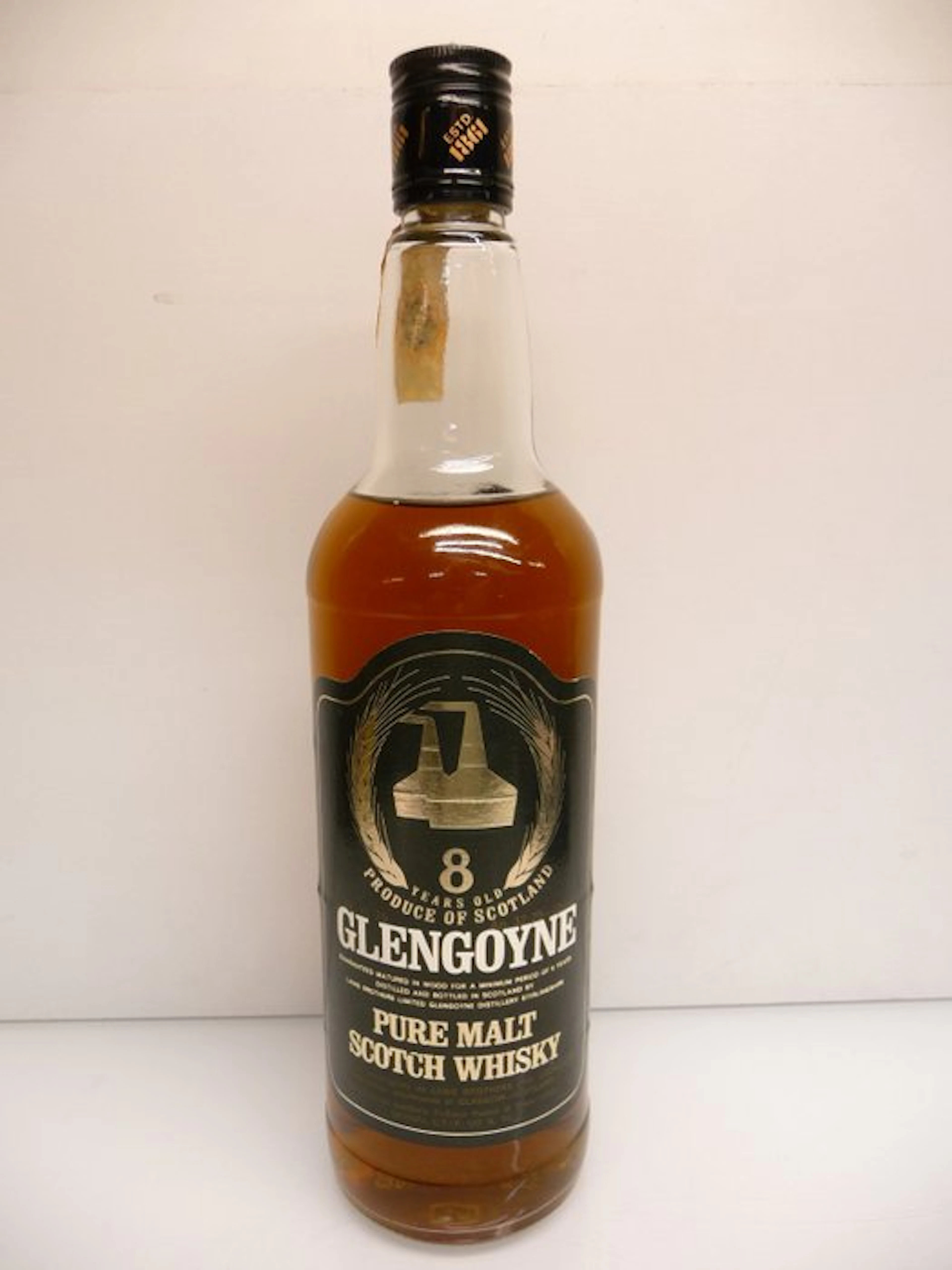 Glengoyne 8 years old Pure Malt - b. 1970s - 75cl