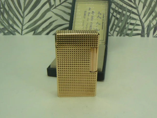 S.T. Dupont - Diamond tip - Pocket lighter - Gold plated