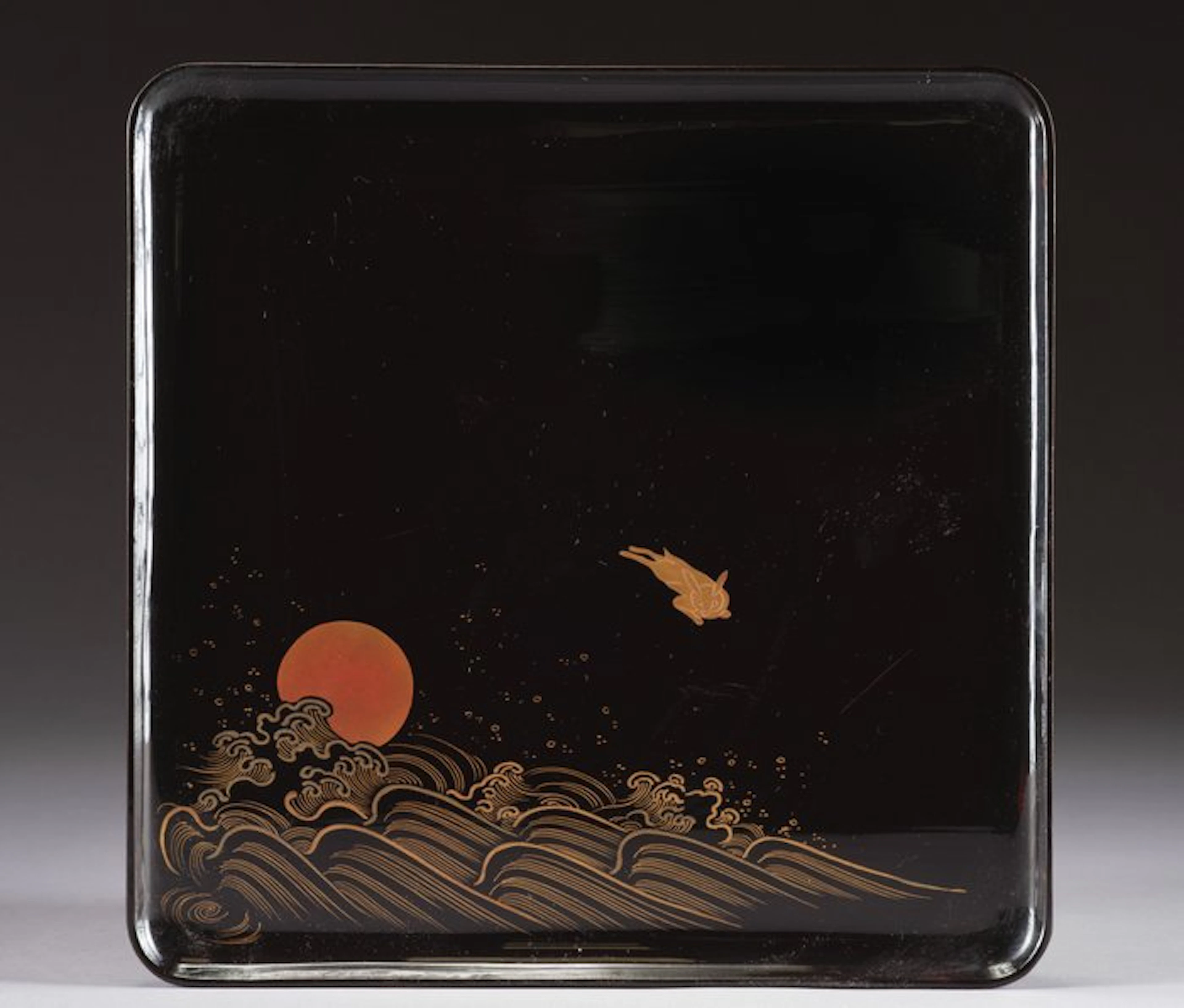 Lacquered serving trays - Lacquered wood - Japan - Meiji period (1868-1912)