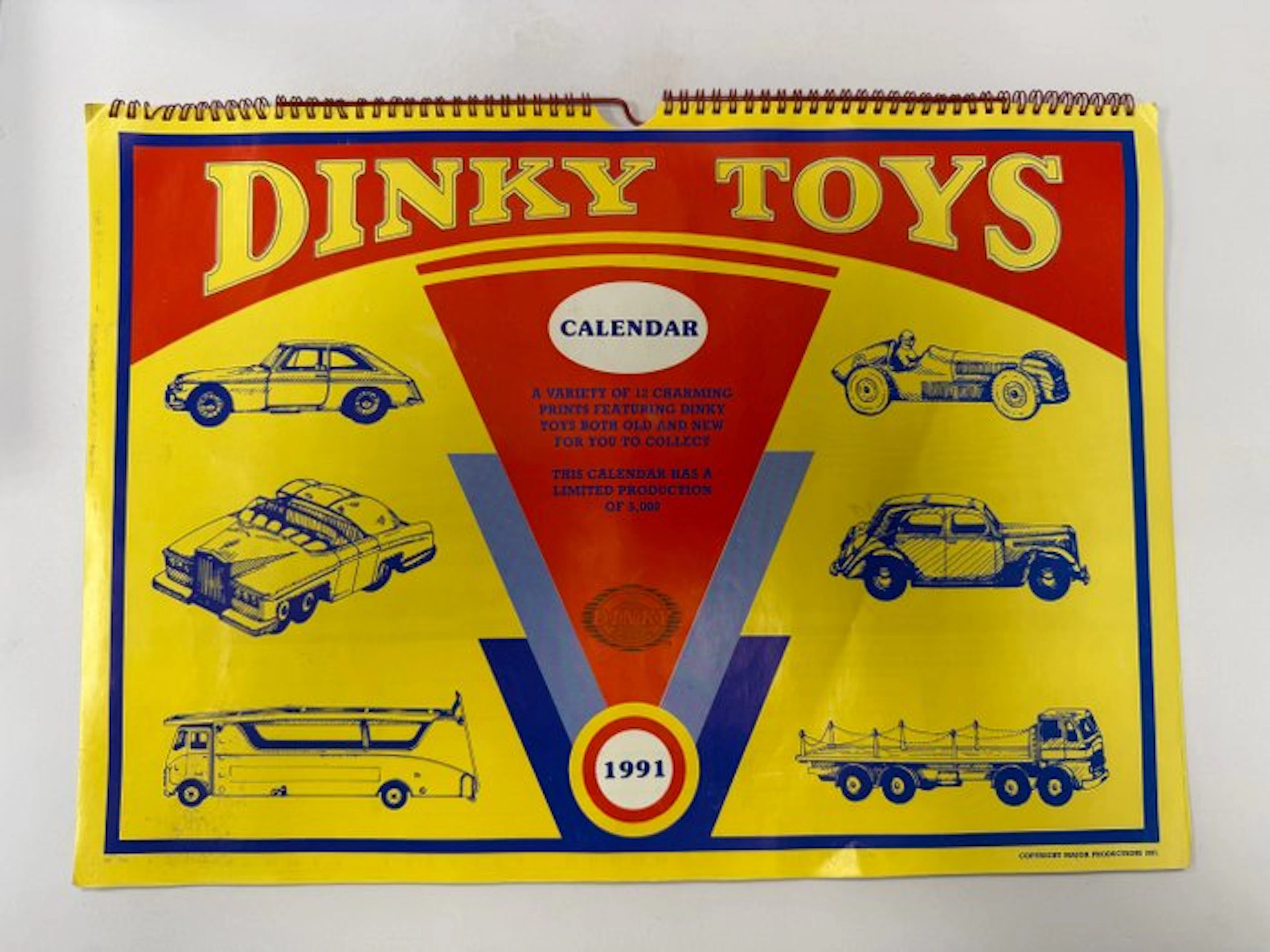 Dinky Toys - Model car - 1991 Year Calendar