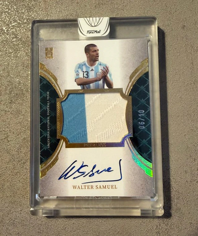 FansMall - Walter Samuel - (06/10) Parallel Autographed Card