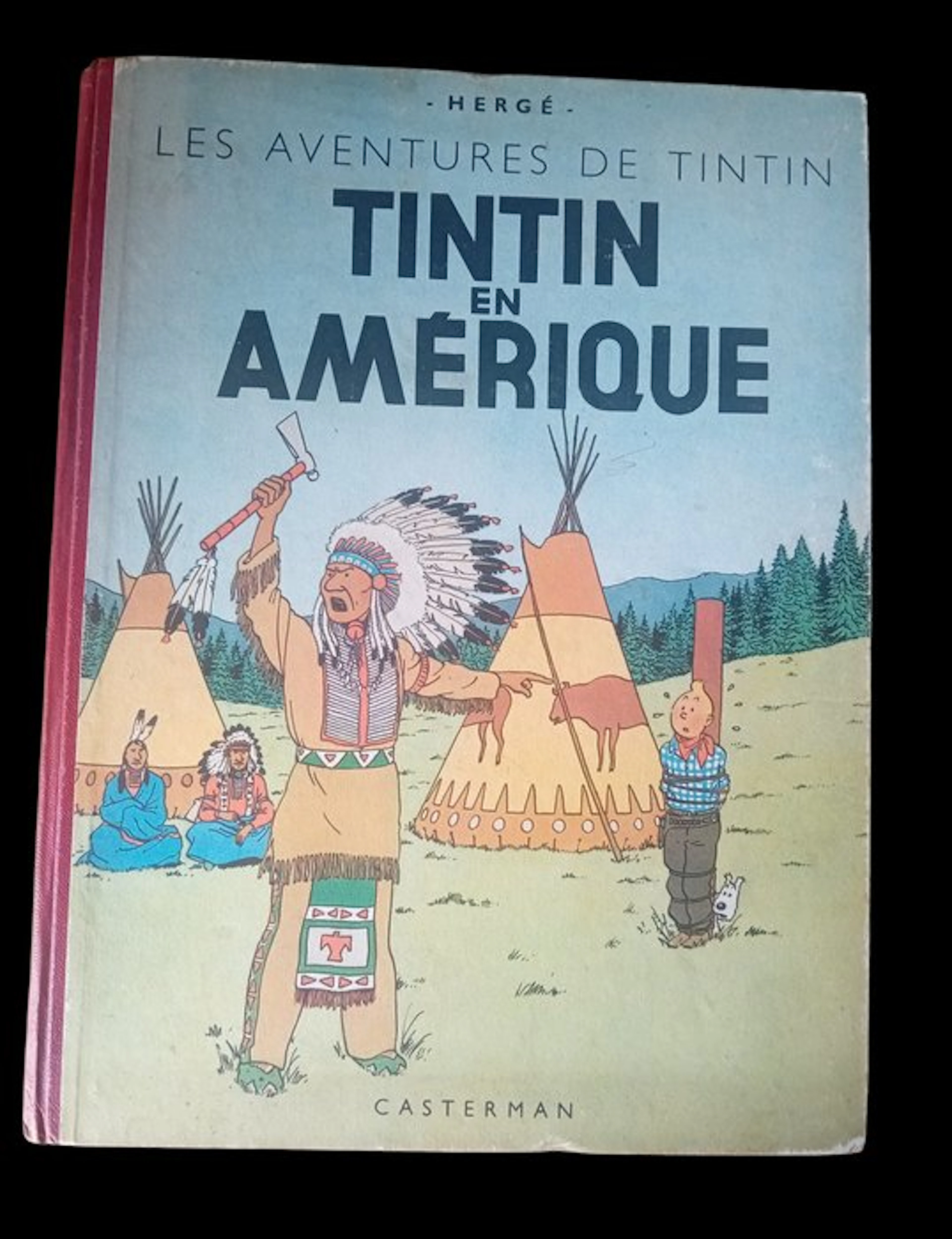 Tintin T3 - Tintin en Amérique (B1) - C - 2e édition - 1 Album - 1947