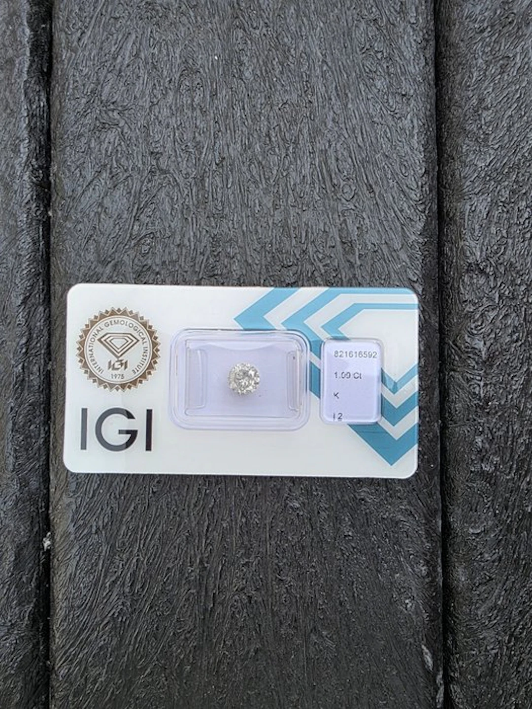 No reserve price - 1 pcs Diamond (Natural) - 1.00 ct...
