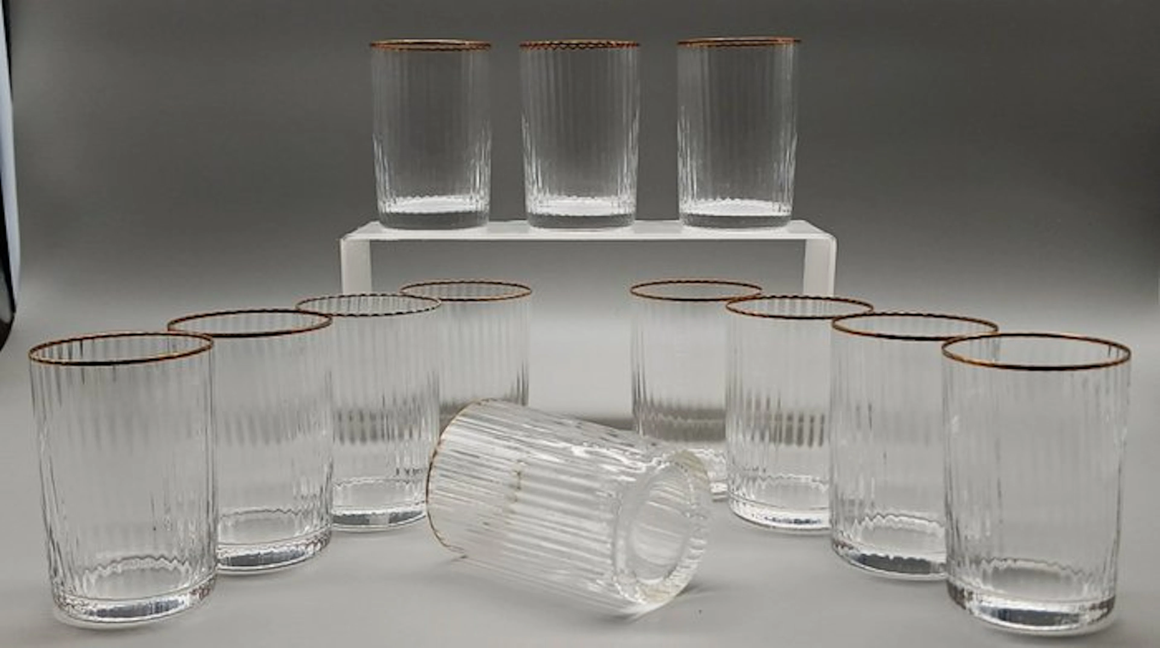 Nason & Moretti - Drinking set (12) - Crystal