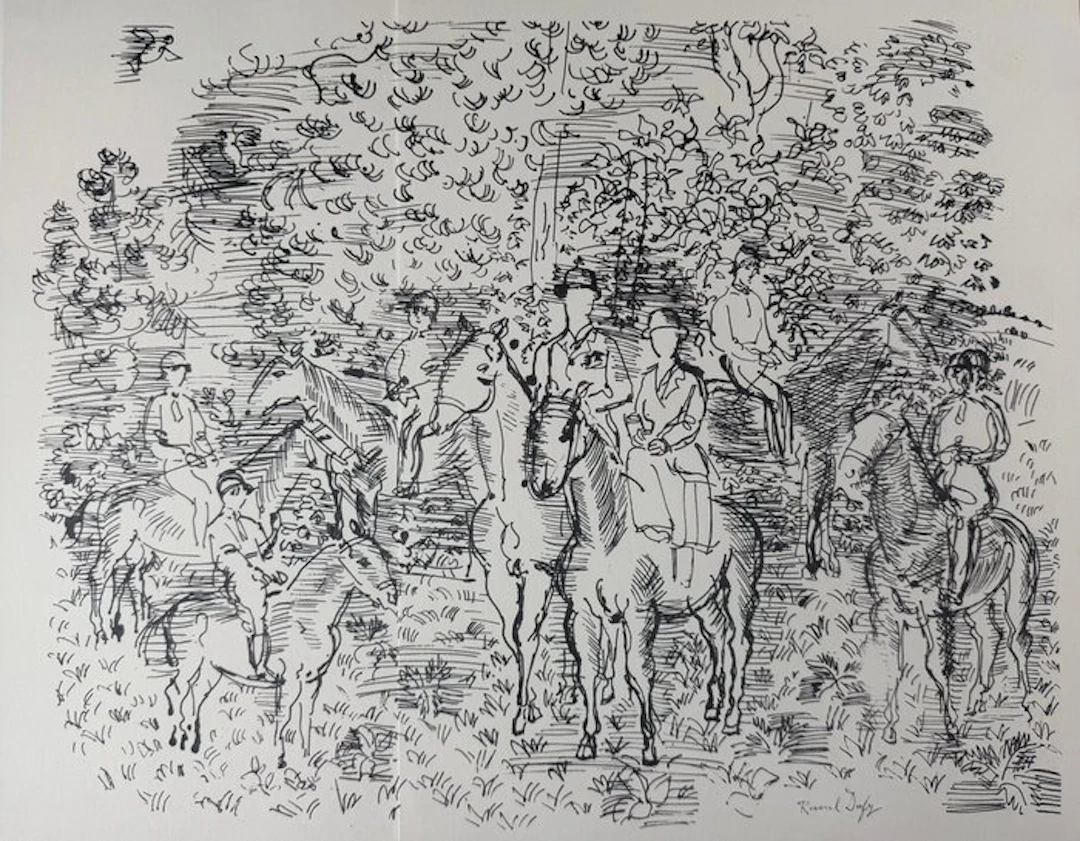 Raoul Dufy (1877-1953) - Les Cavaliers