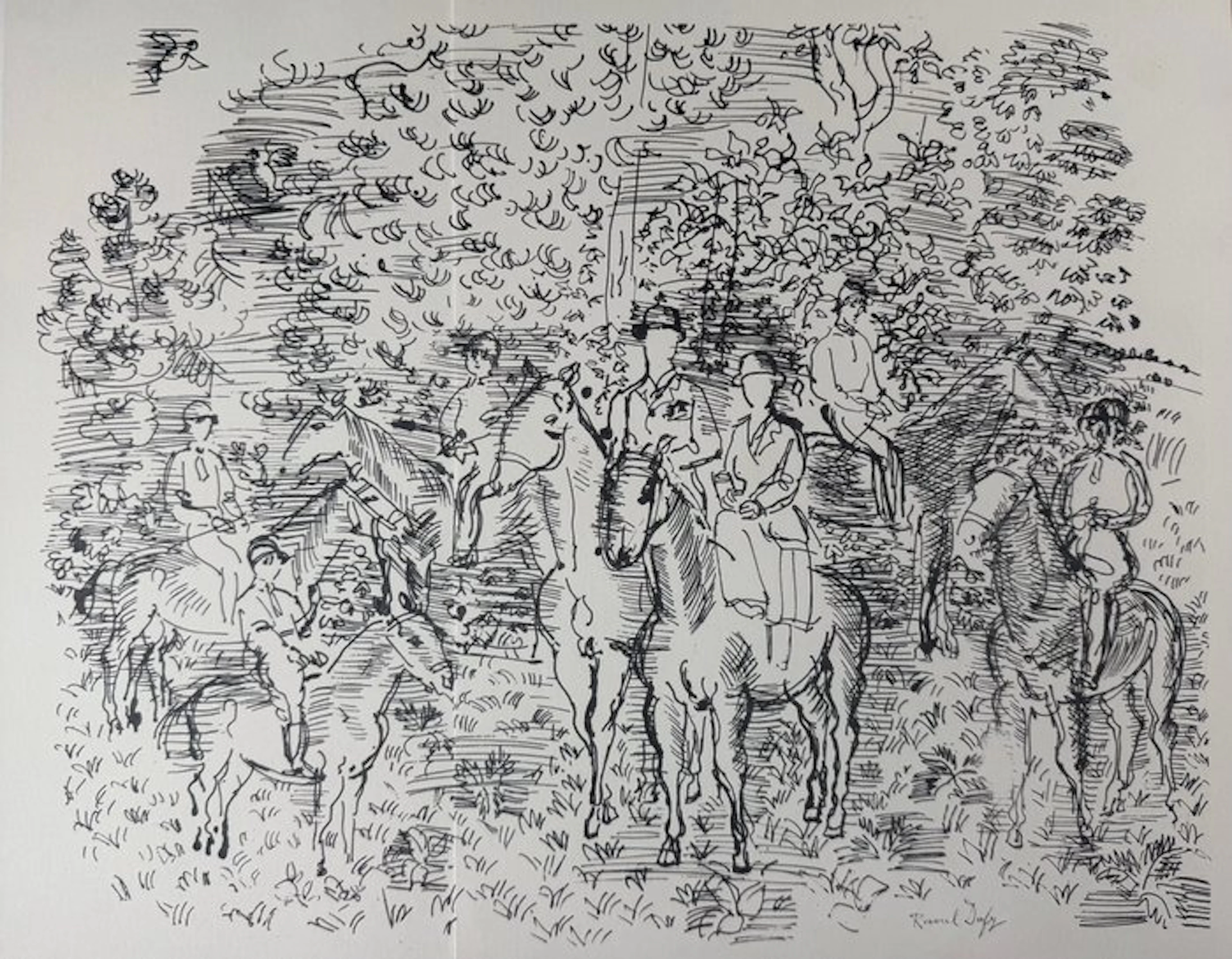 Raoul Dufy (1877-1953) - Les Cavaliers