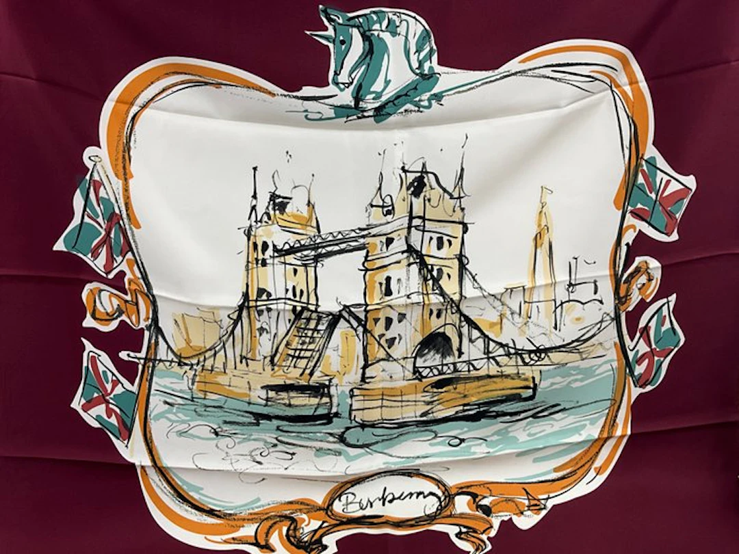 Burberry - LONDON ENGLAND /SILK - Scarf