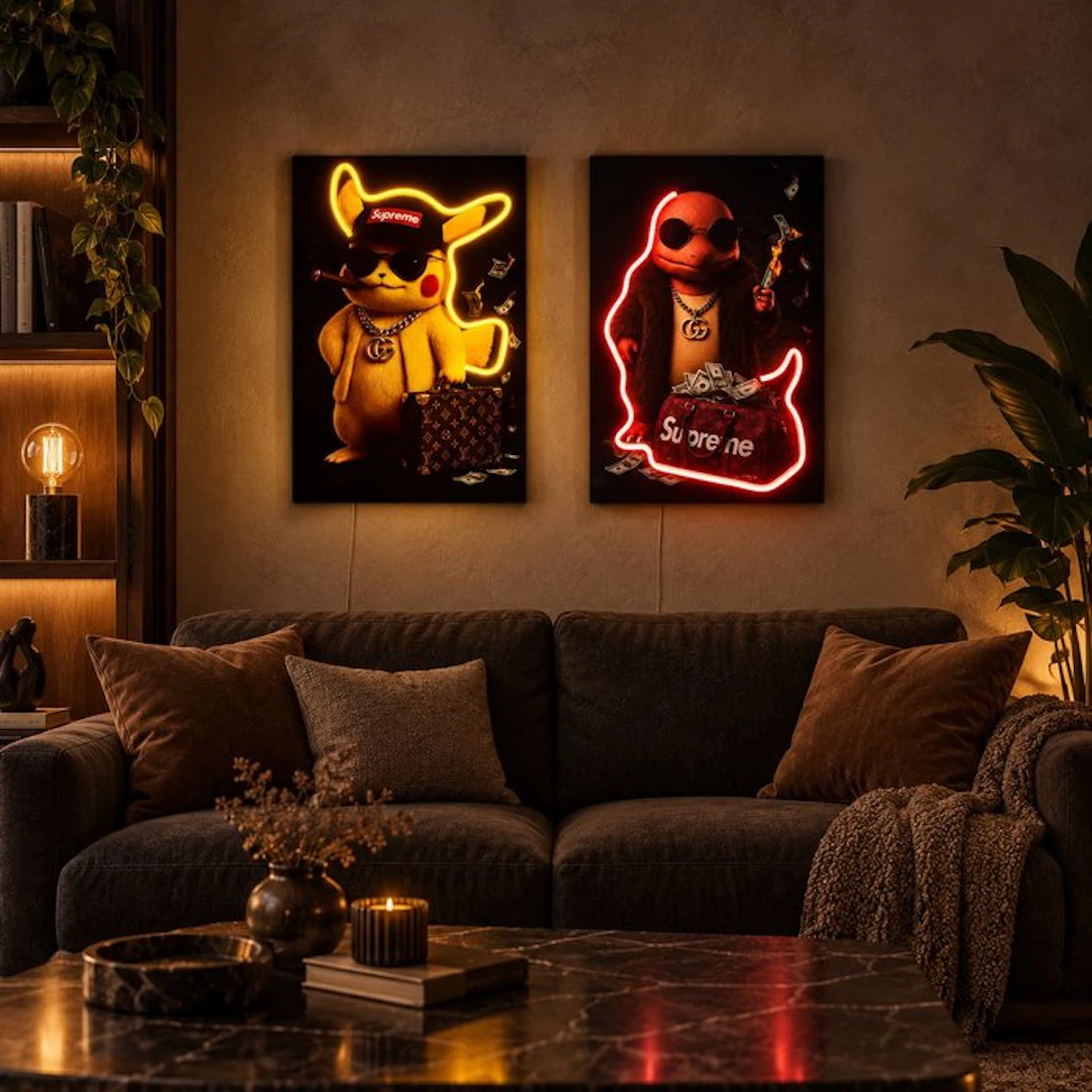 LEDMansion - Electric Drip V.1 & Fire Drip V.1 - 30x45cm...