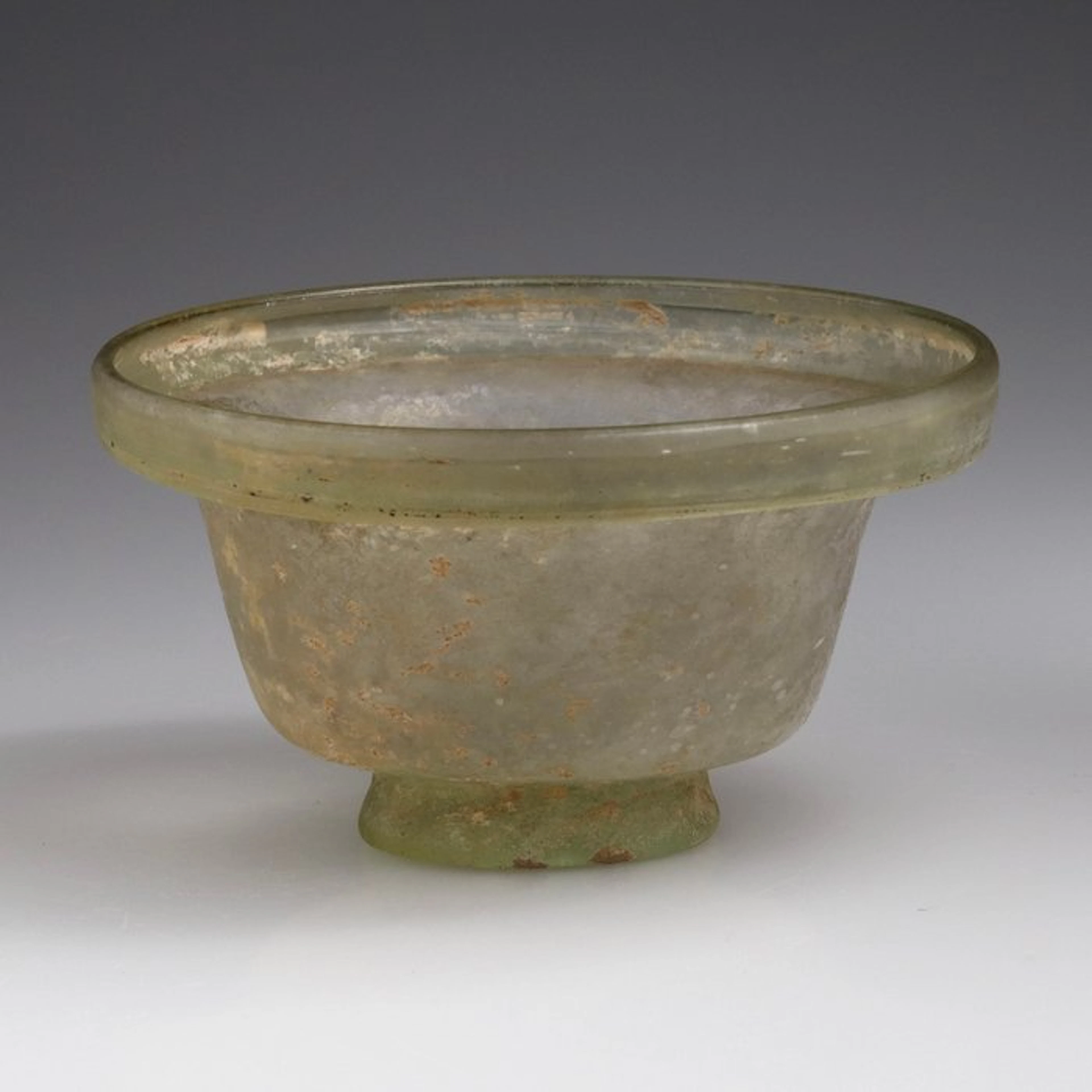 Ancient Roman Glass Grande Patelle - 66 mm