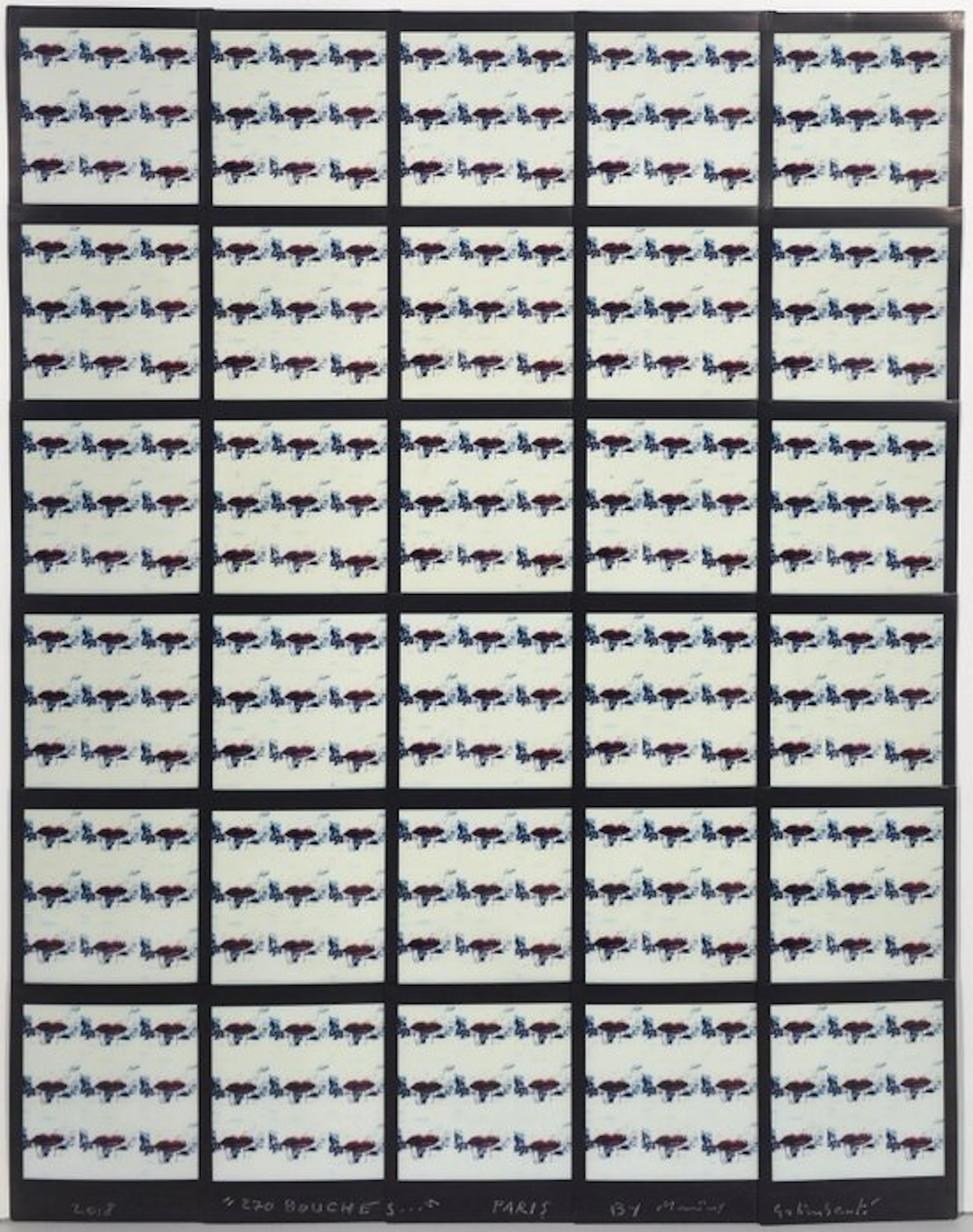 Maurizio Galimberti (1956–) - 270 Bouches...Paris