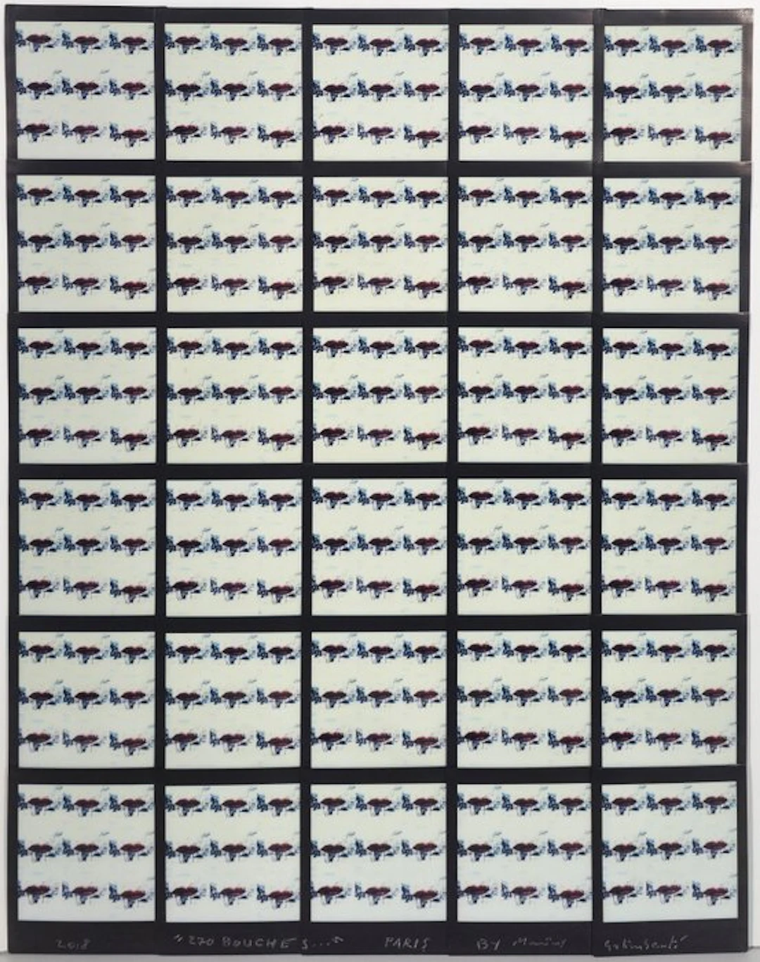Maurizio Galimberti (1956–) - 270 Bouches...Paris