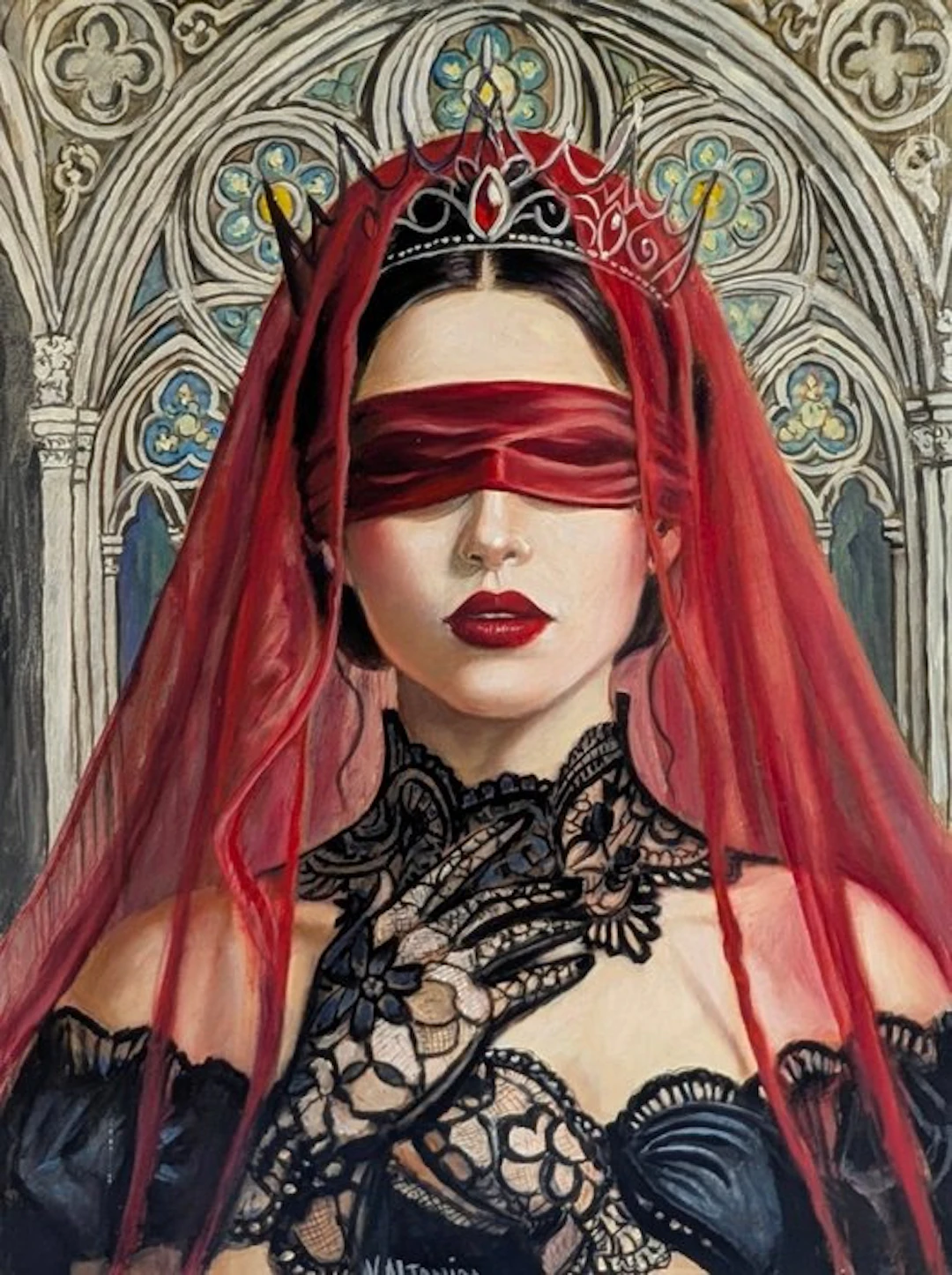 Valerio Altamira (XX-XXI) - Regina bendata