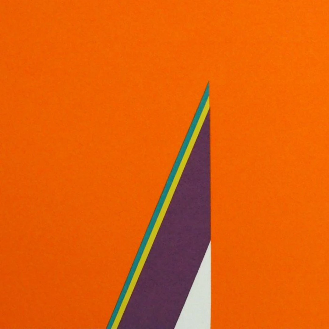 Hsiao Chin (1935) - Farbkomposition orange
