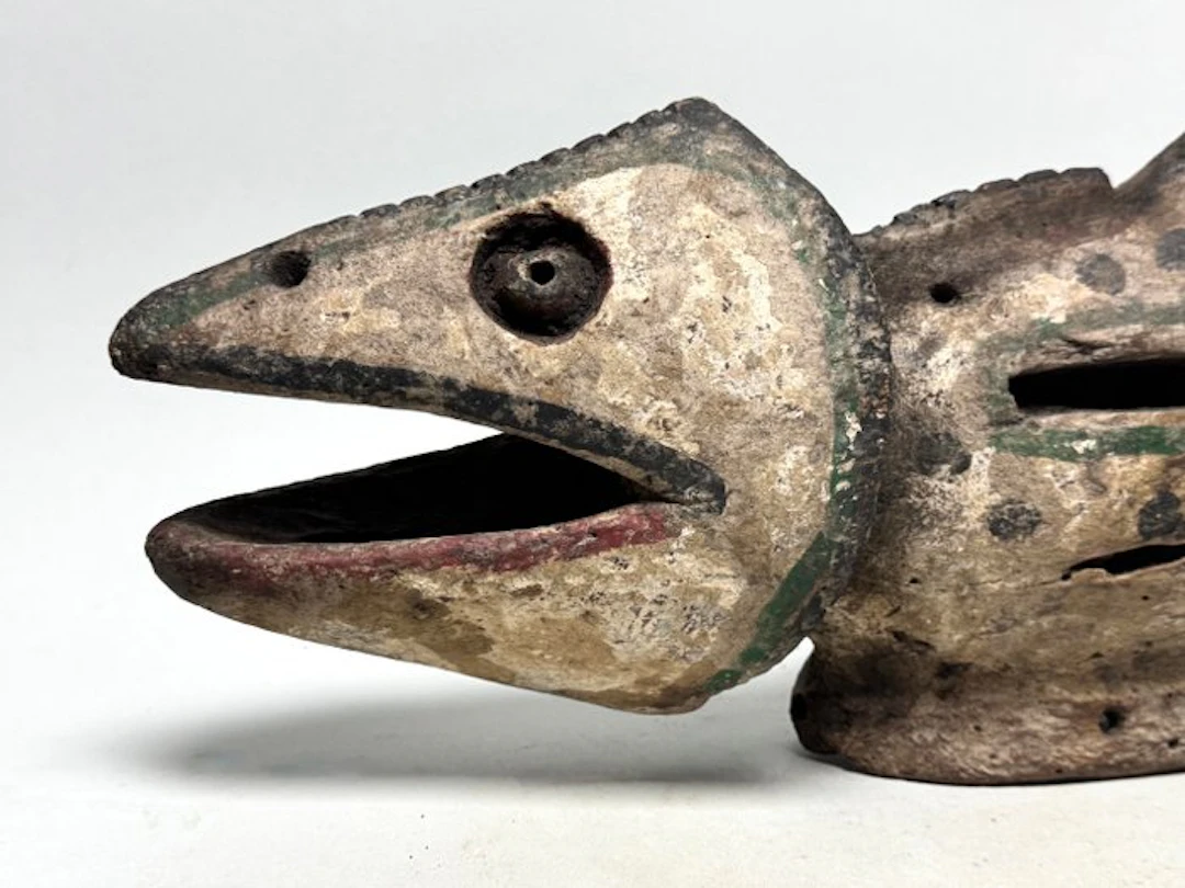 Large Double side Marionette Fish - 50 cm - Bozo - Mali (No reserve price)