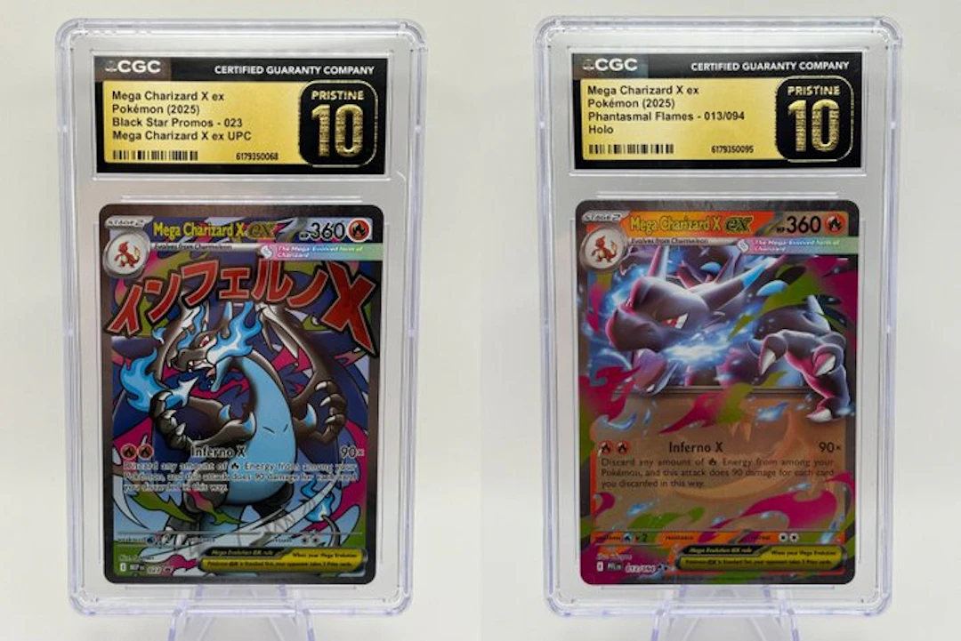 Pokémon - 2 Graded card - Charizard 023 / 013/094 Promo card