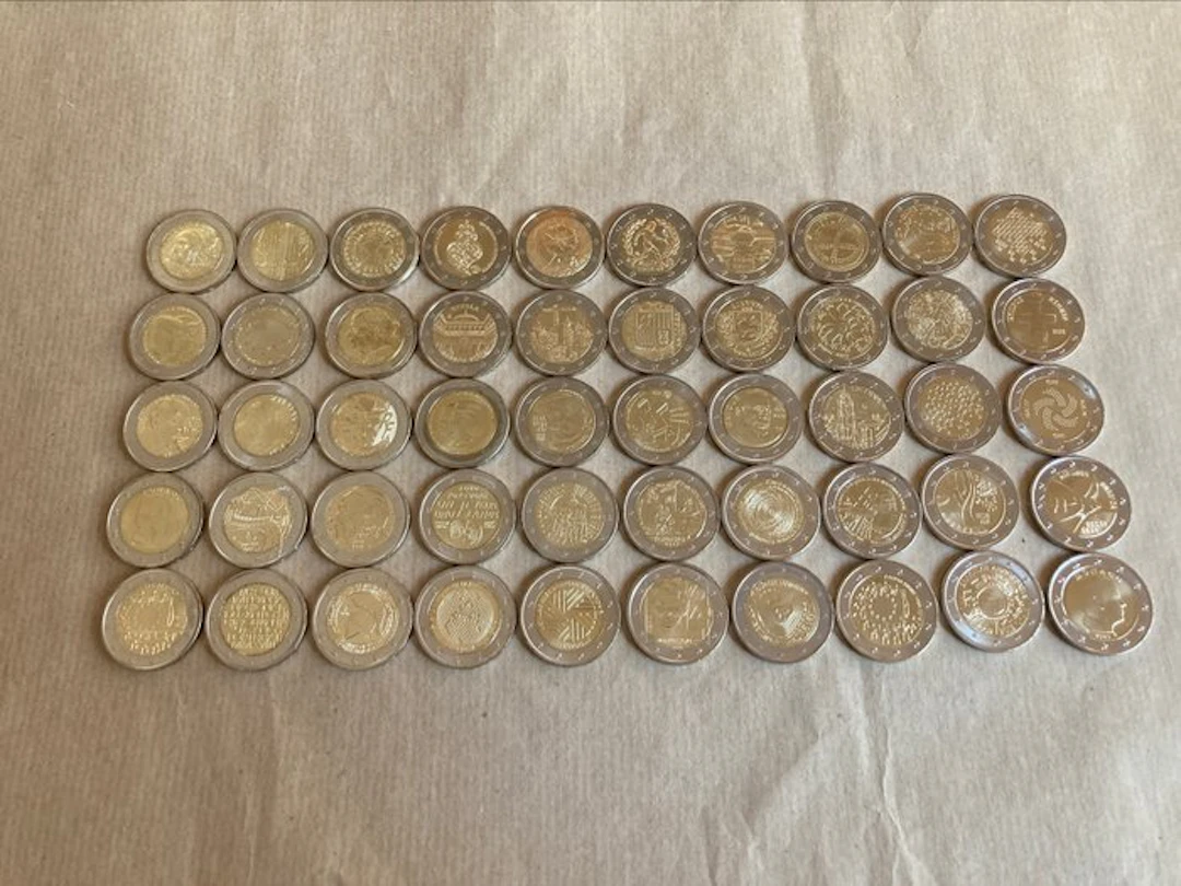Europe. 2 Euro Various Years (50 stuks) (No reserve price)