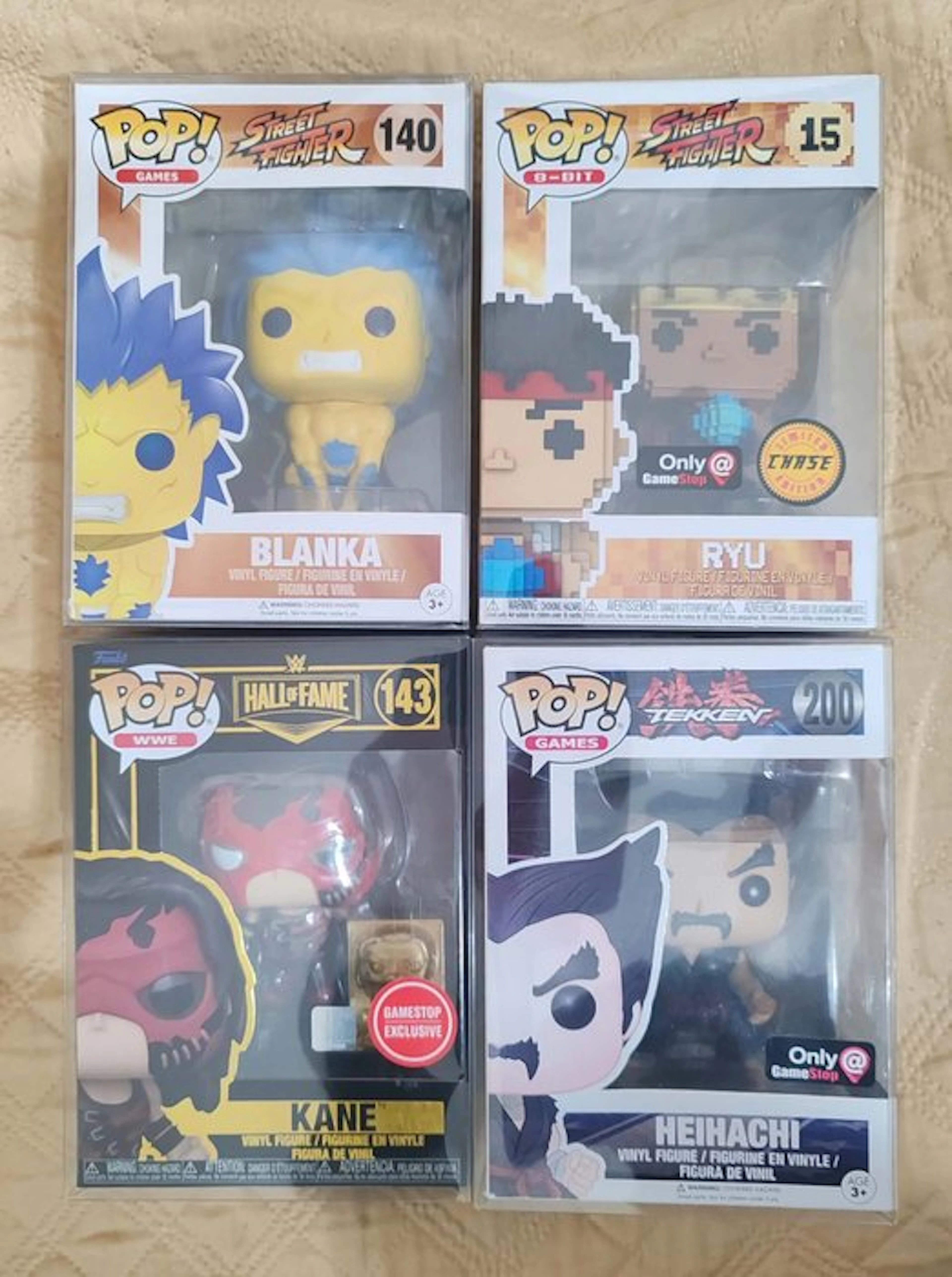 Funko - Action figure Funko Pop! Games & Wwe set di 4 - 2010-2020 - Vietnam
