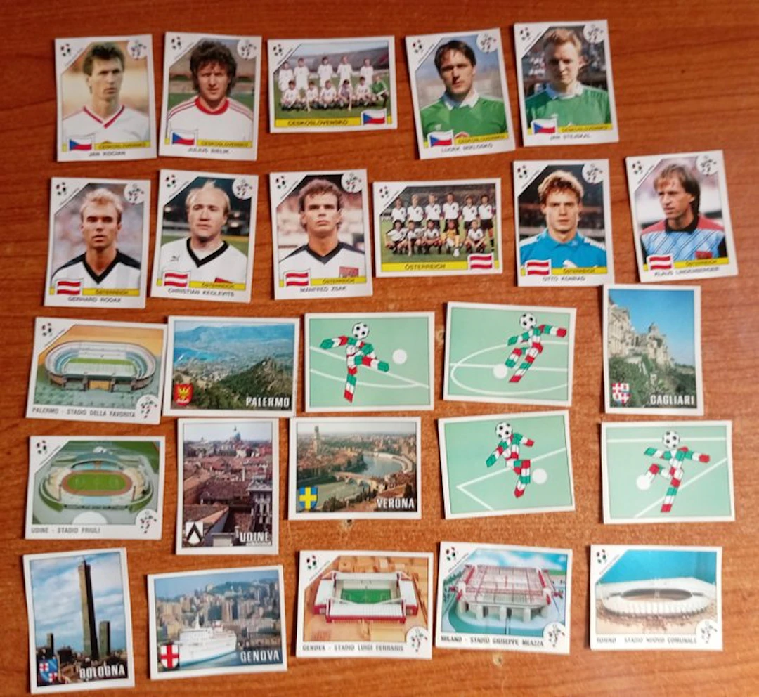 Panini - 190 Incomplete set
