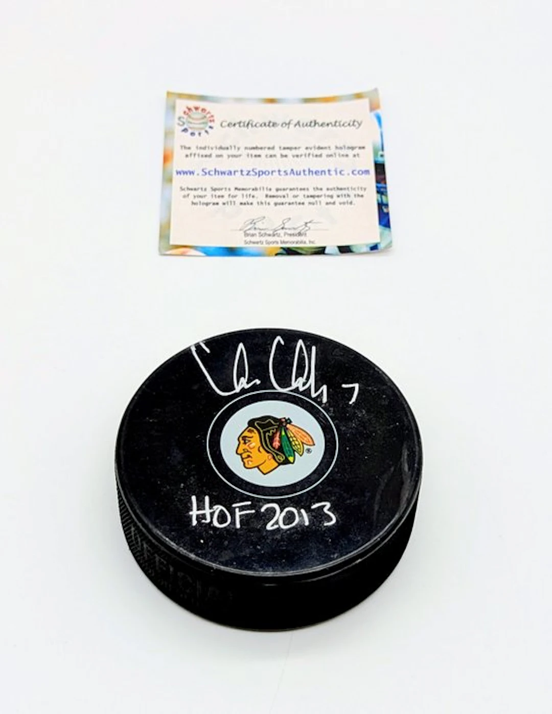 Chicago Blackhawks - Chris Chelios - Signed NHL Chicago...