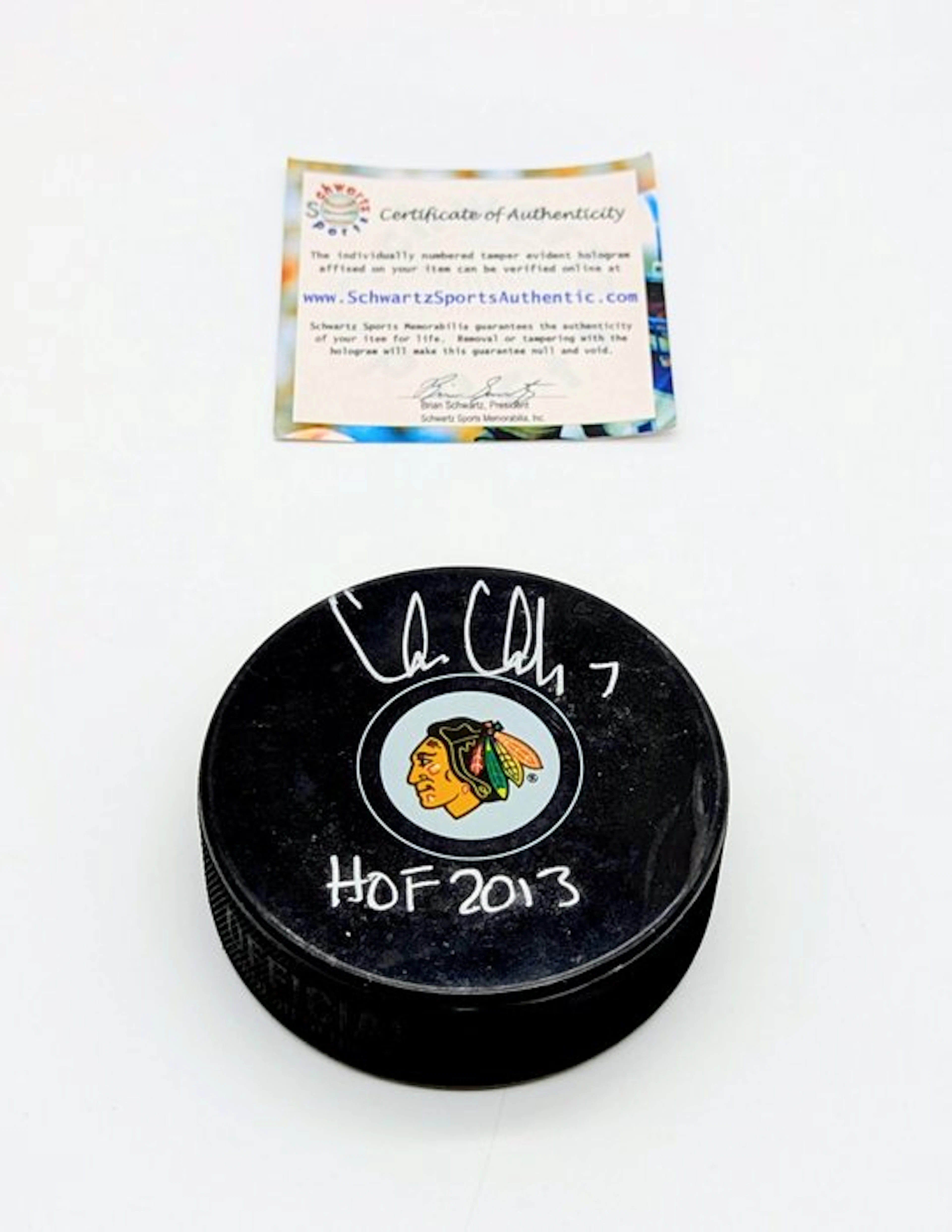Chicago Blackhawks - Chris Chelios - Signed NHL Chicago...