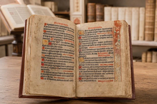 Book of Hours - [Post Incunable] Miniato e Stampato su Pergamena - 1512