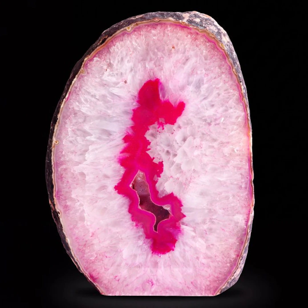 XL Pink Agate - 25x18x8 cm - Geode- 6.1 kg