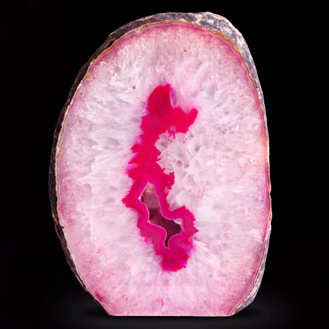 XL Pink Agate - 25x18x8 cm - Geode- 6.1 kg