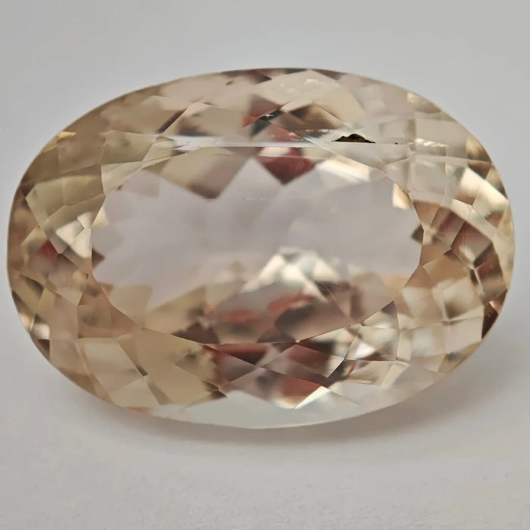 No reserve price Kunzite - 31.45 ct - Antwerp Laboratory...