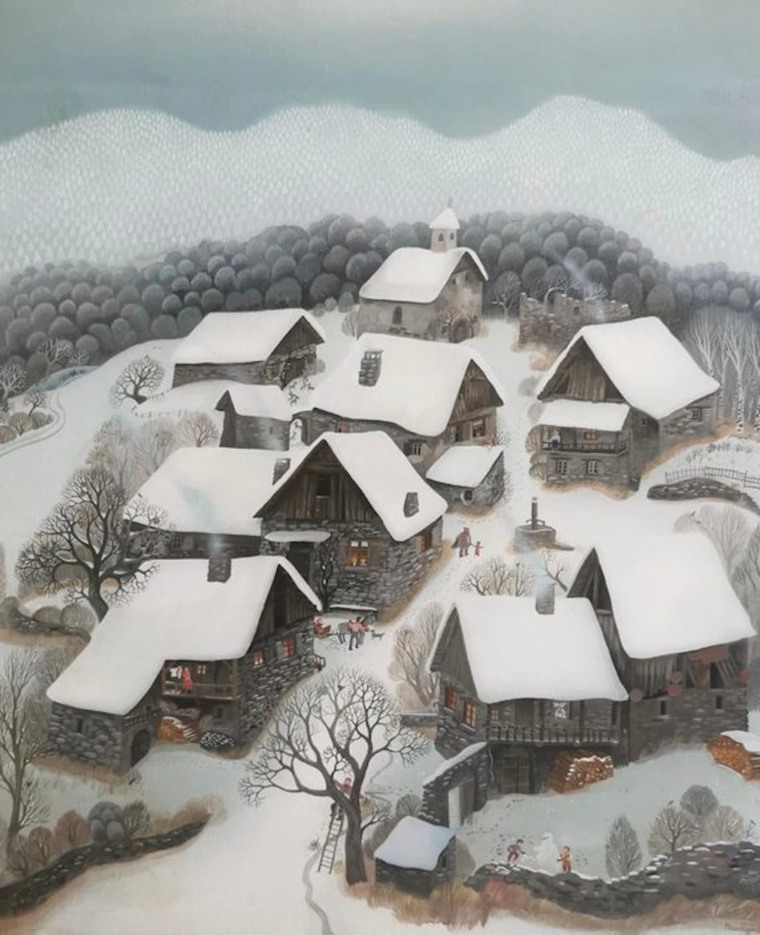 Baumgarten (X - Village sous la neige