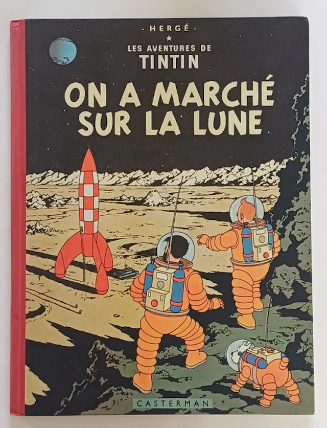 Tintin T17 - On a marché sur la lune (B11) - C - 1 Album - First edition - 1954