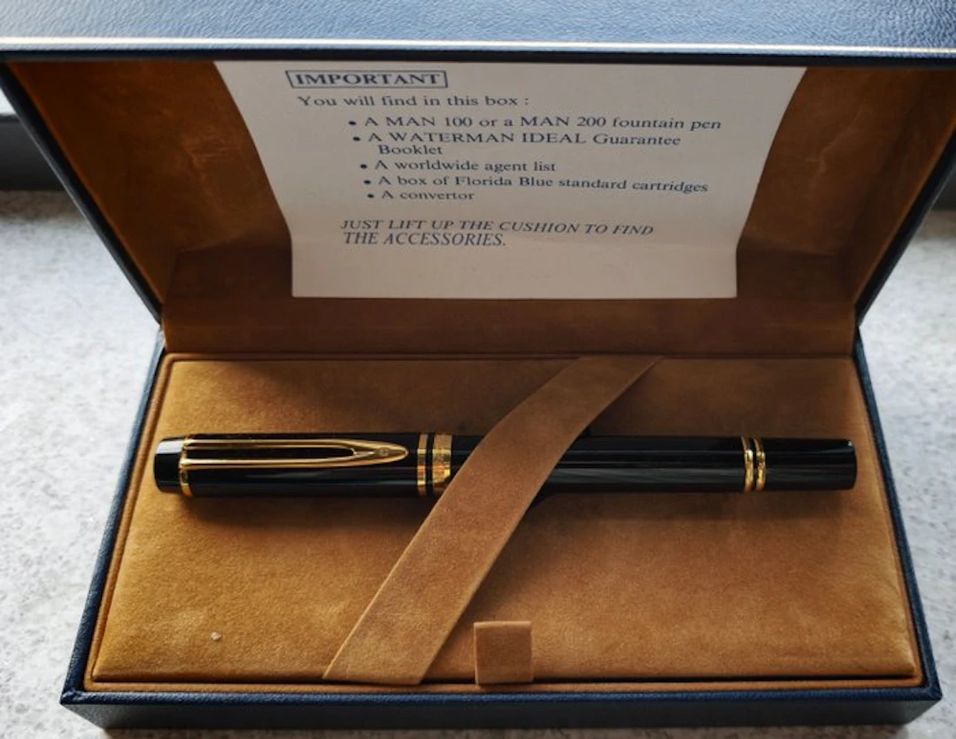 Waterman - Waterman - Le Man 100 Black GT (Gold Trim)...