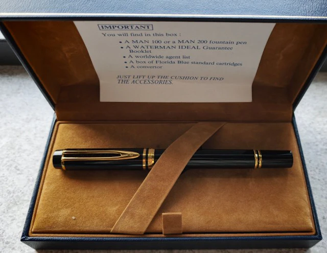 Waterman - Waterman - Le Man 100 Black GT (Gold Trim)...
